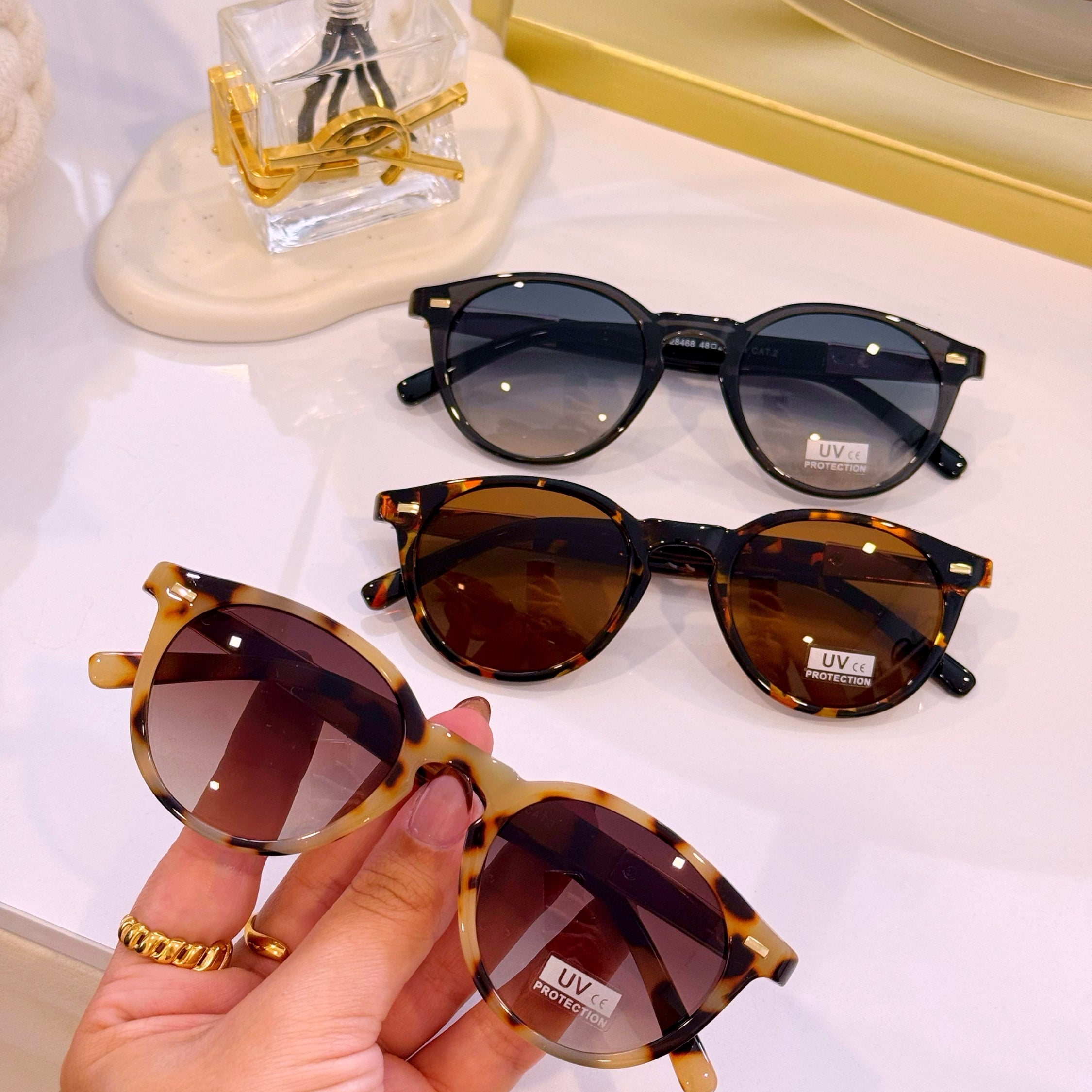 Óculos de massa redondos | 3 Cores