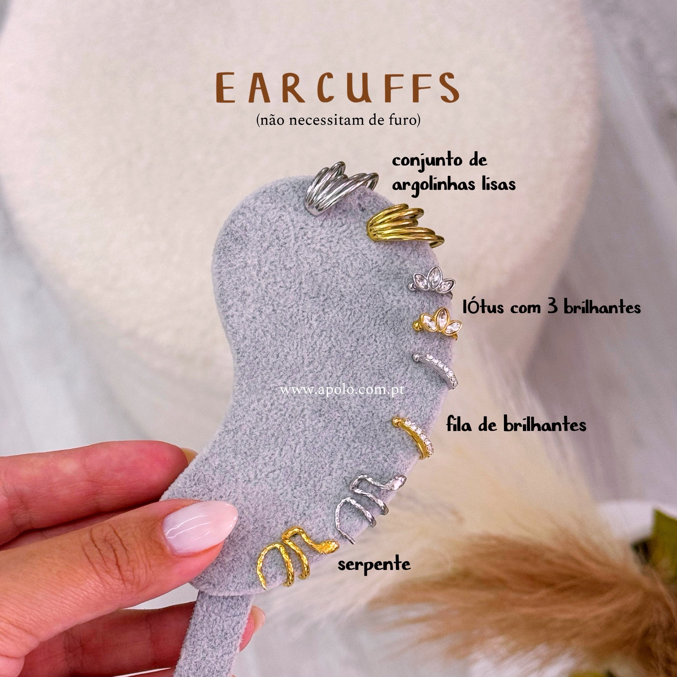 Earcuffs | Vários Modelos • Aço Inoxidável