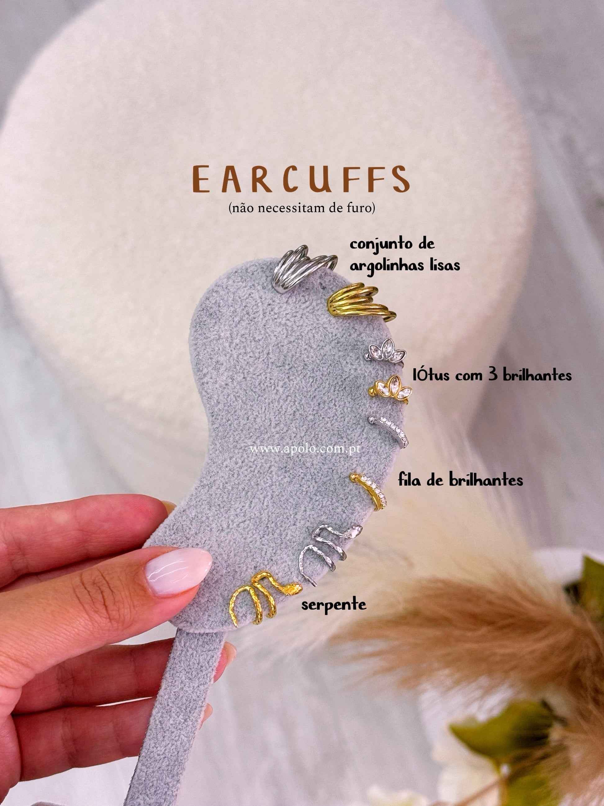 Earcuffs | Vários Modelos • Aço Inoxidável