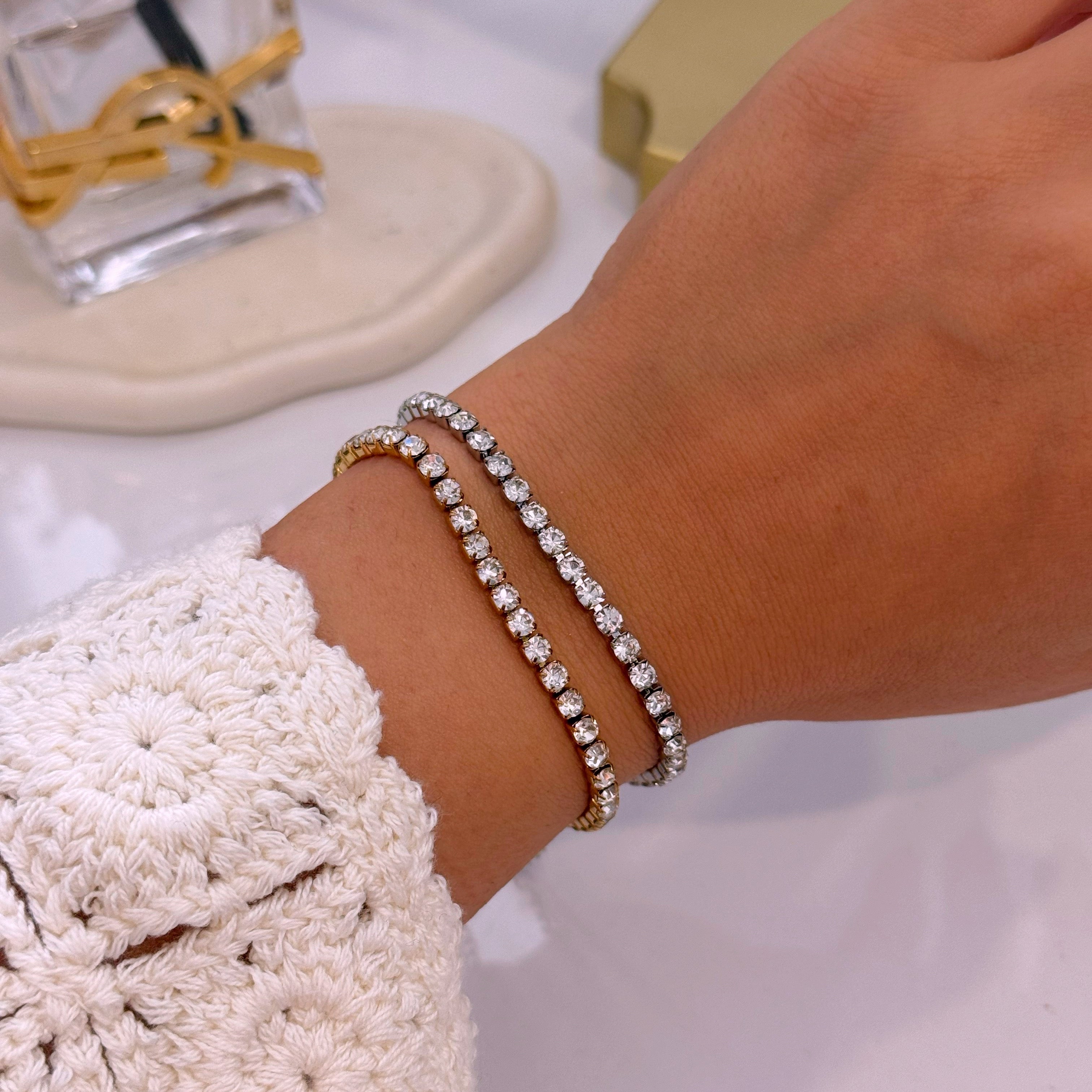 Pulseira elegante riviera | 2 Cores