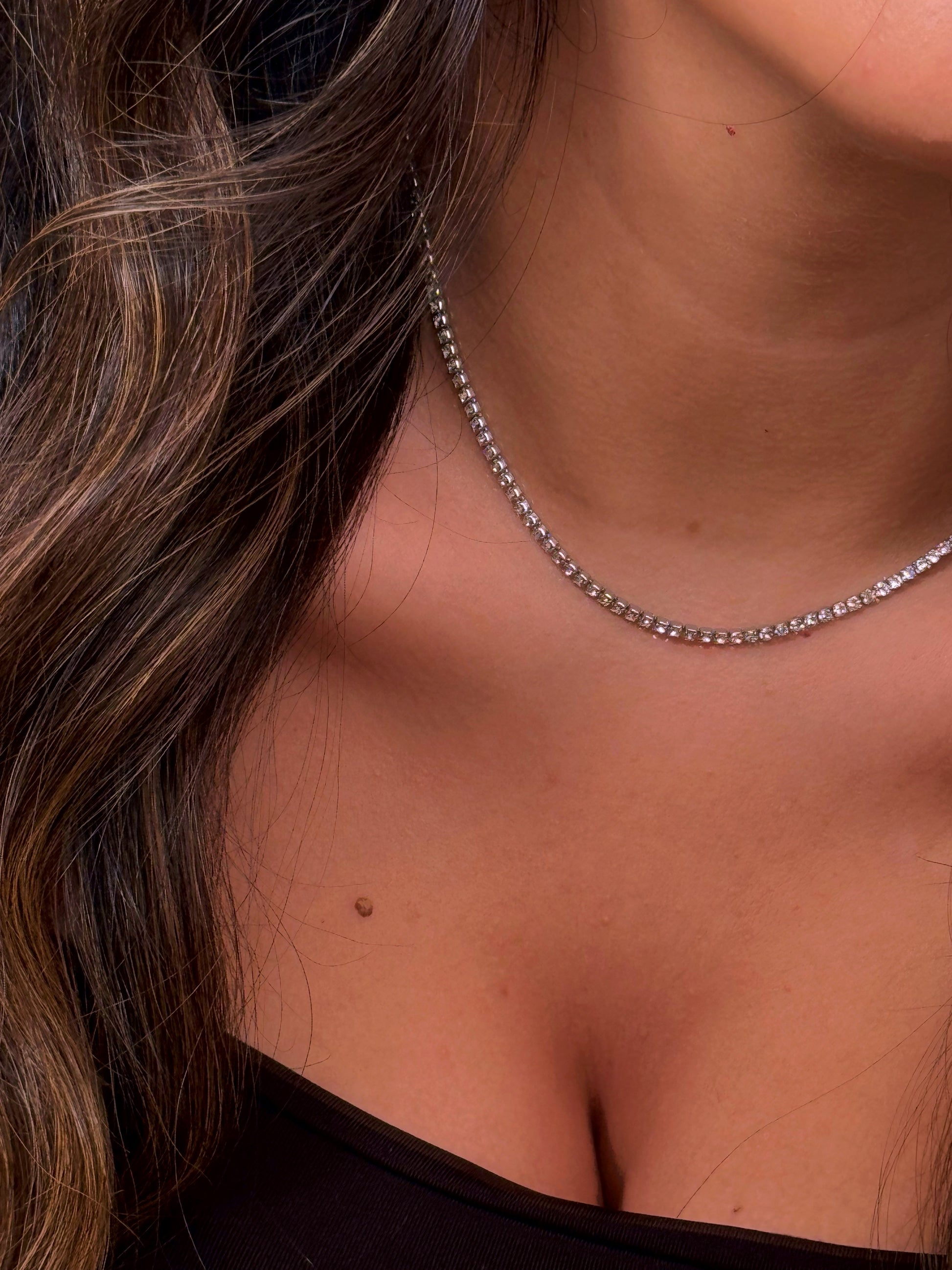 Colar elegante riviera | Prateado