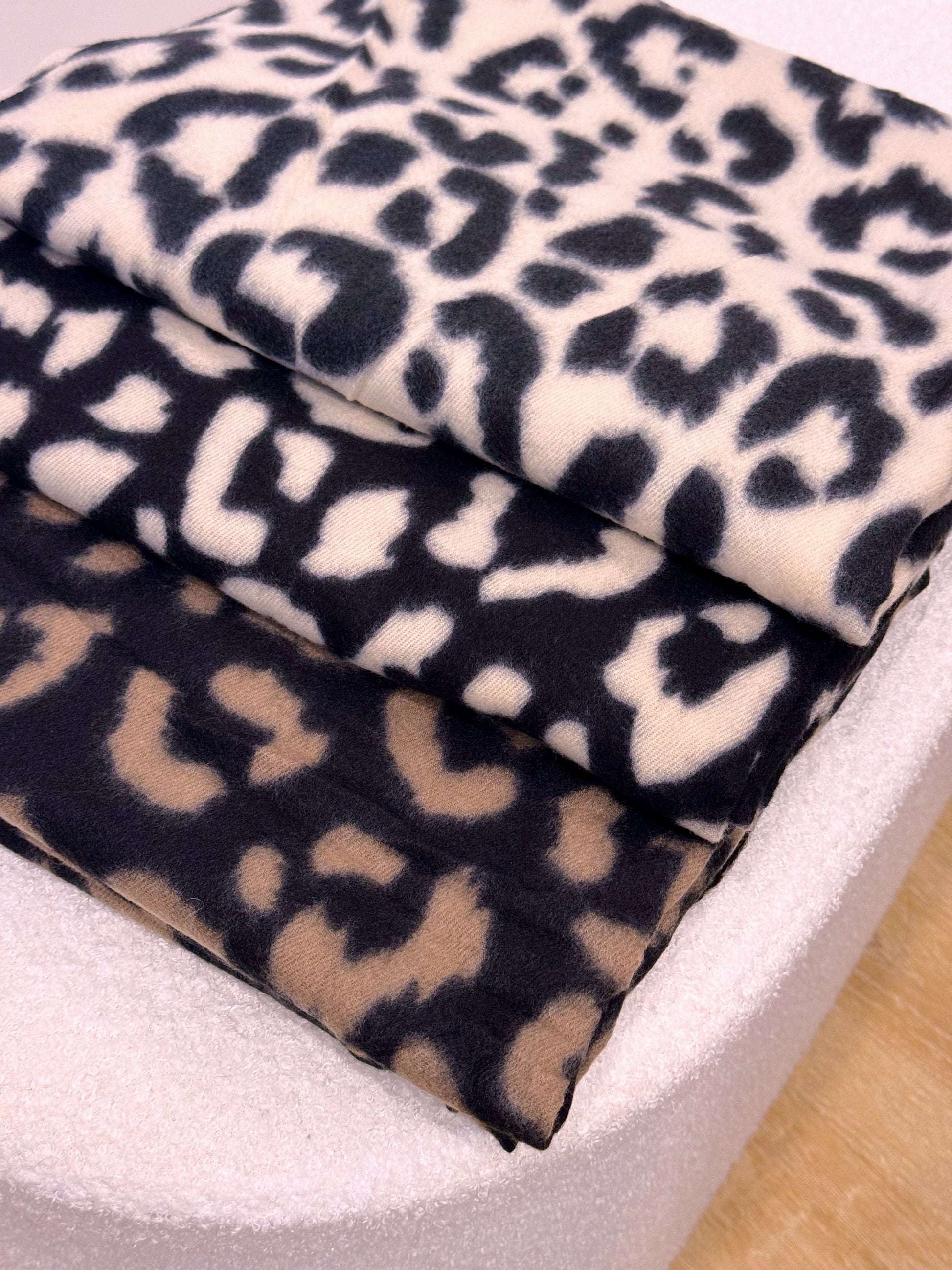 Cachecol Animal Print com Franjas | 3 cores