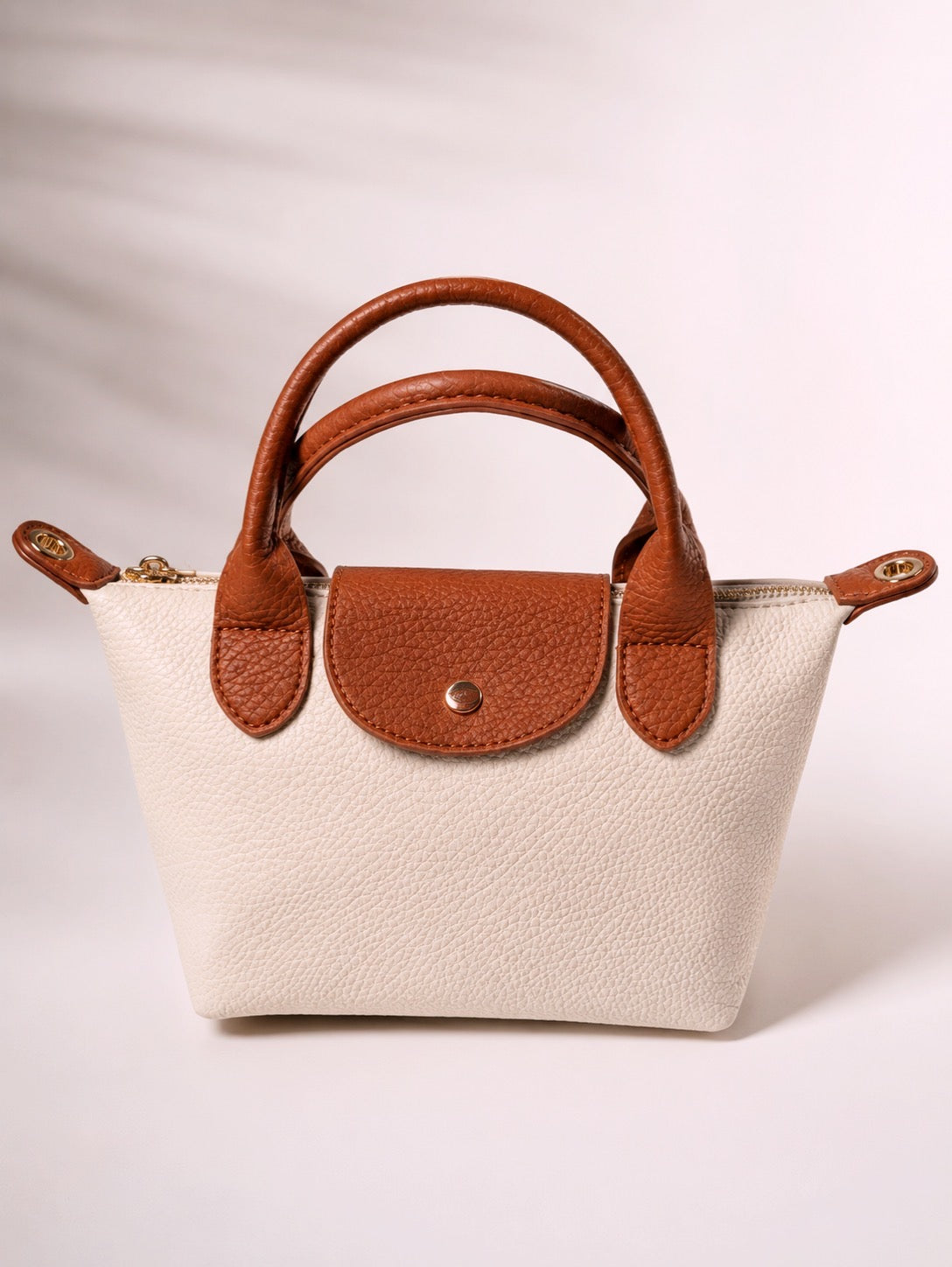 Mala tiracolo | Bege com camel
