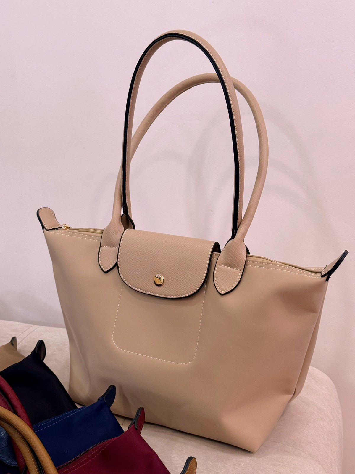 Mala de ombro em tecido • modelo “Paris" | 6 Cores