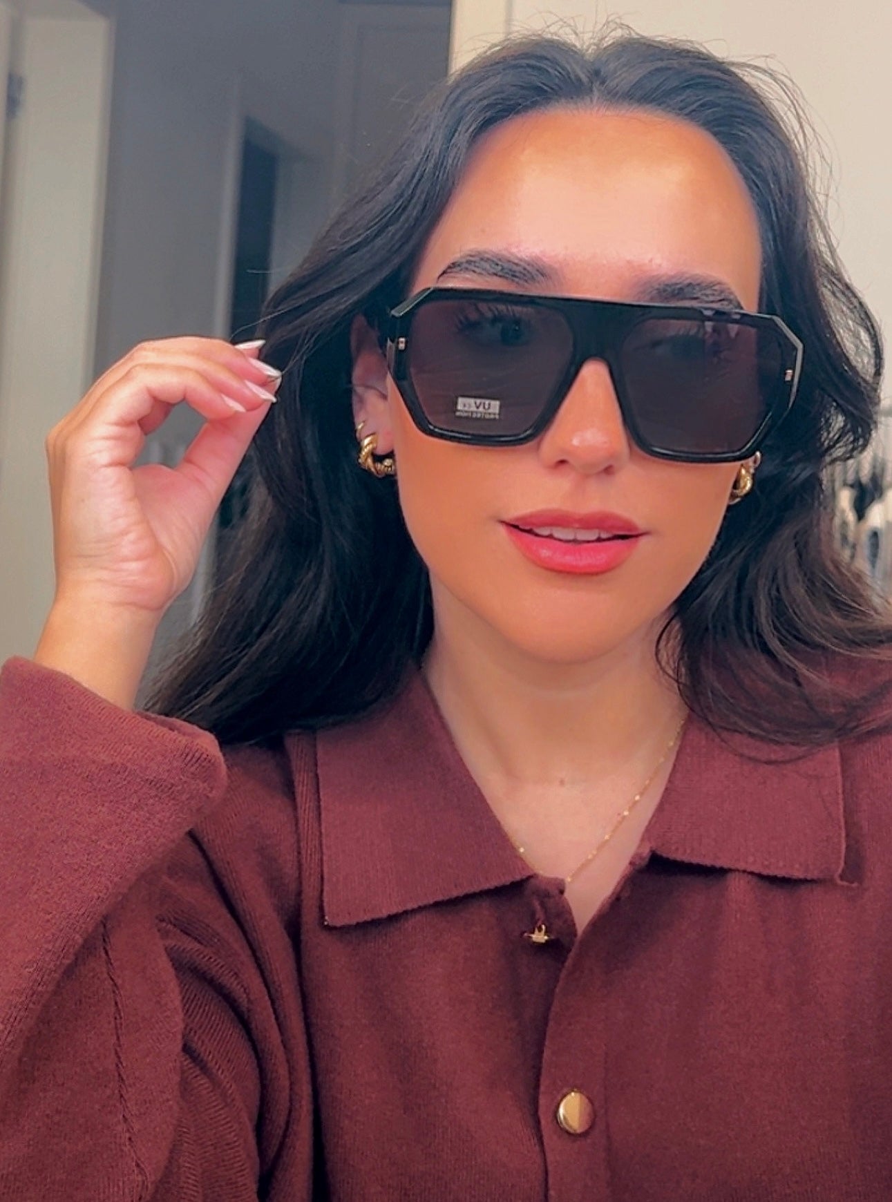 Óculos com armação em massa | Armação preta