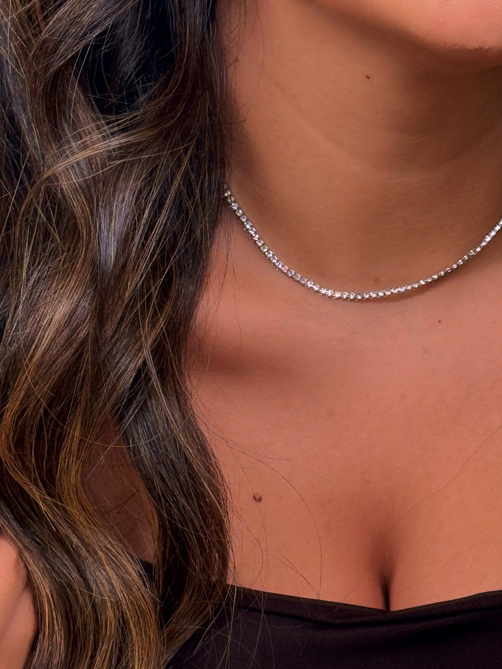 Colar elegante riviera | Prateado