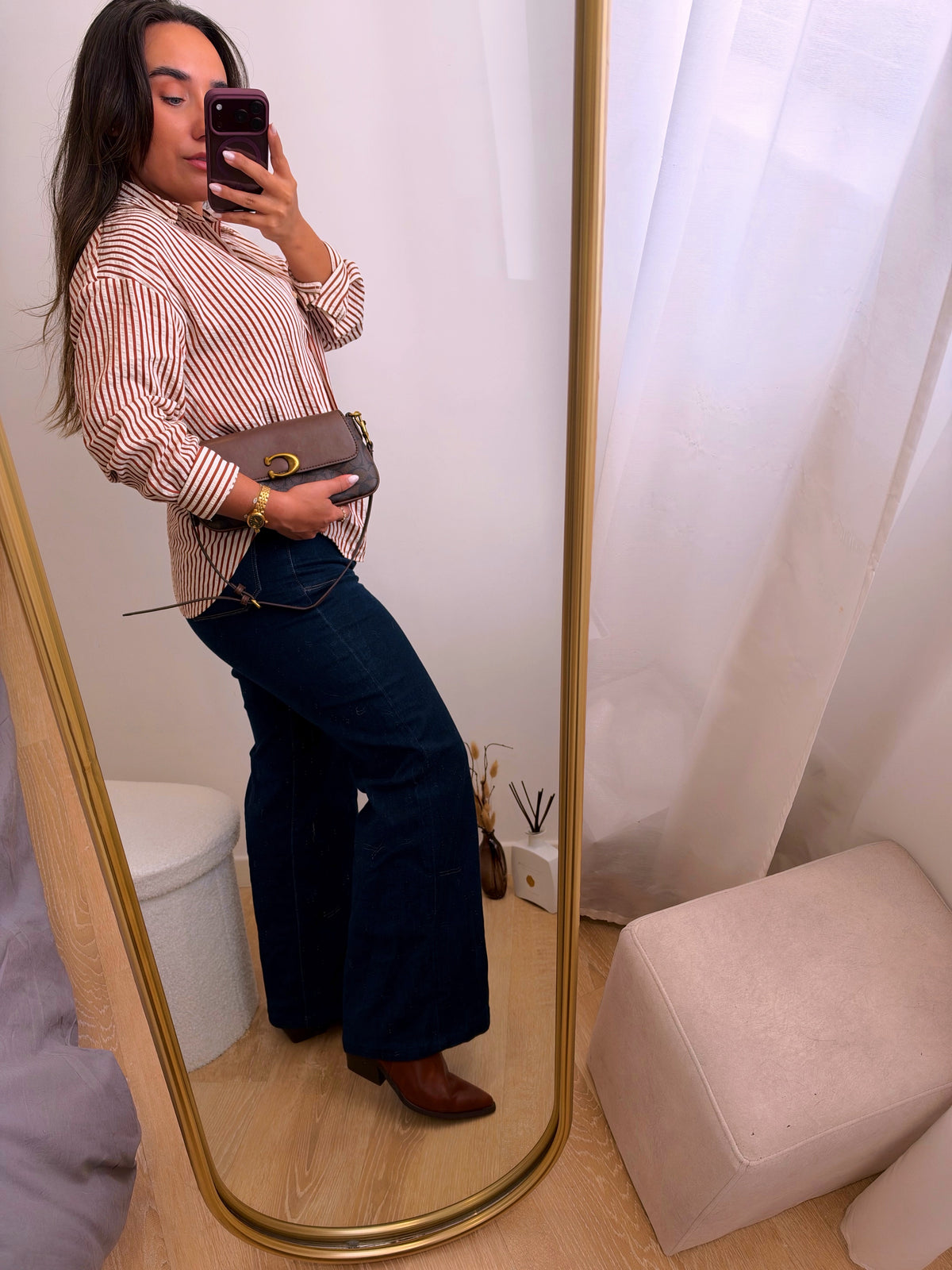 Botim elegante com salto | Camel