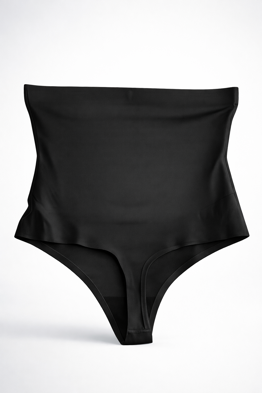 Cinta modeladora de cintura alta com banda de silicone | S, M e L • 2 cores