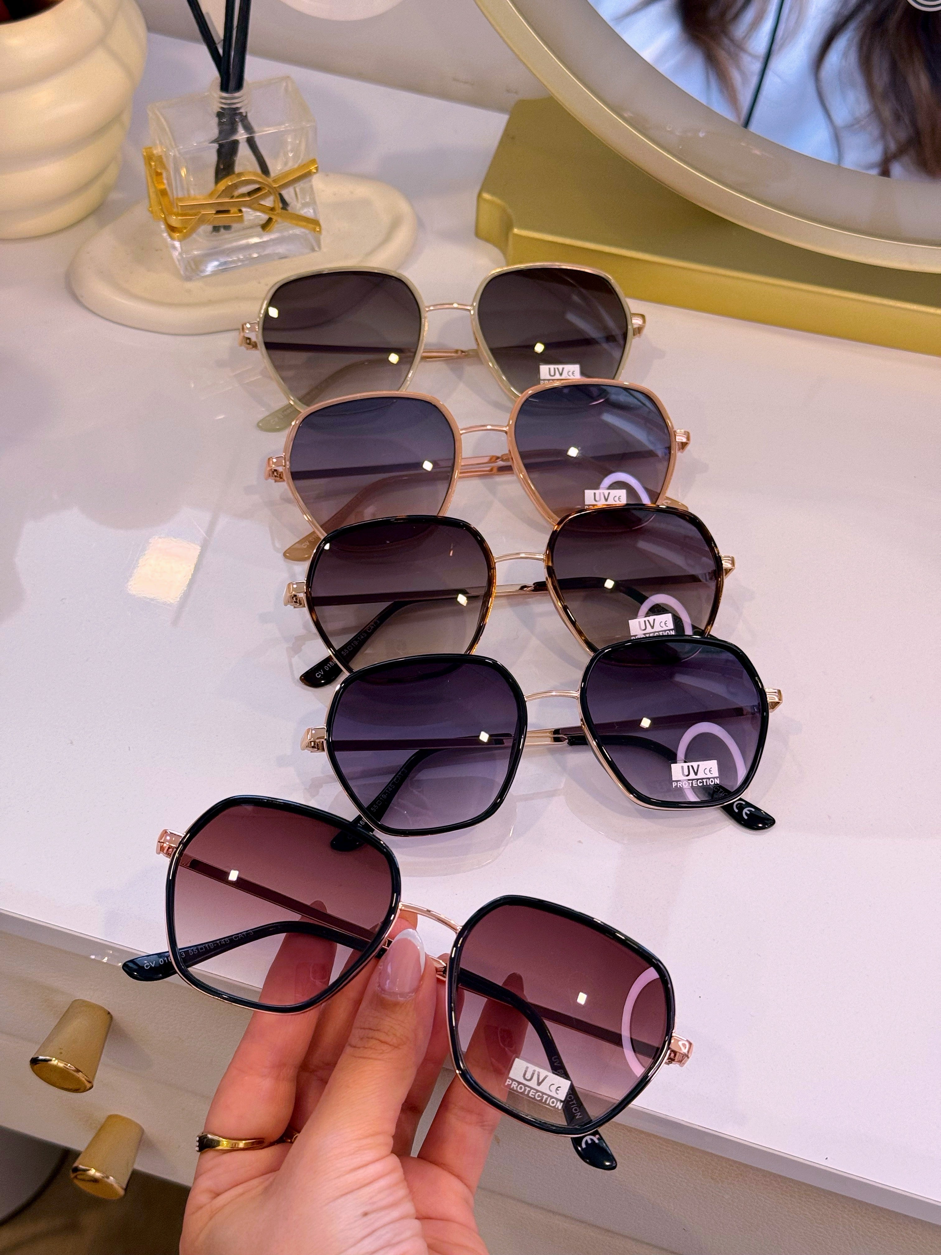 🥇 Mais Vendidos • Óculos com armação de massa e metal | 5 Cores