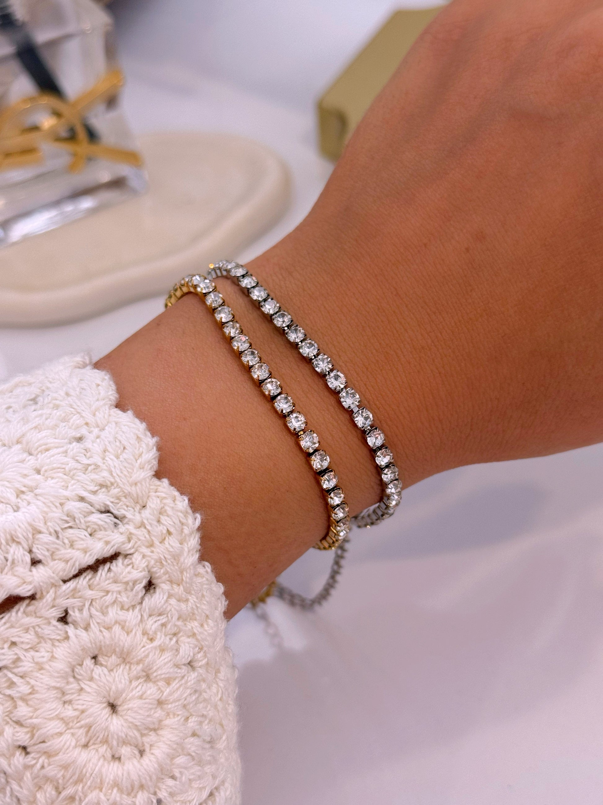 Pulseira elegante riviera | 2 Cores
