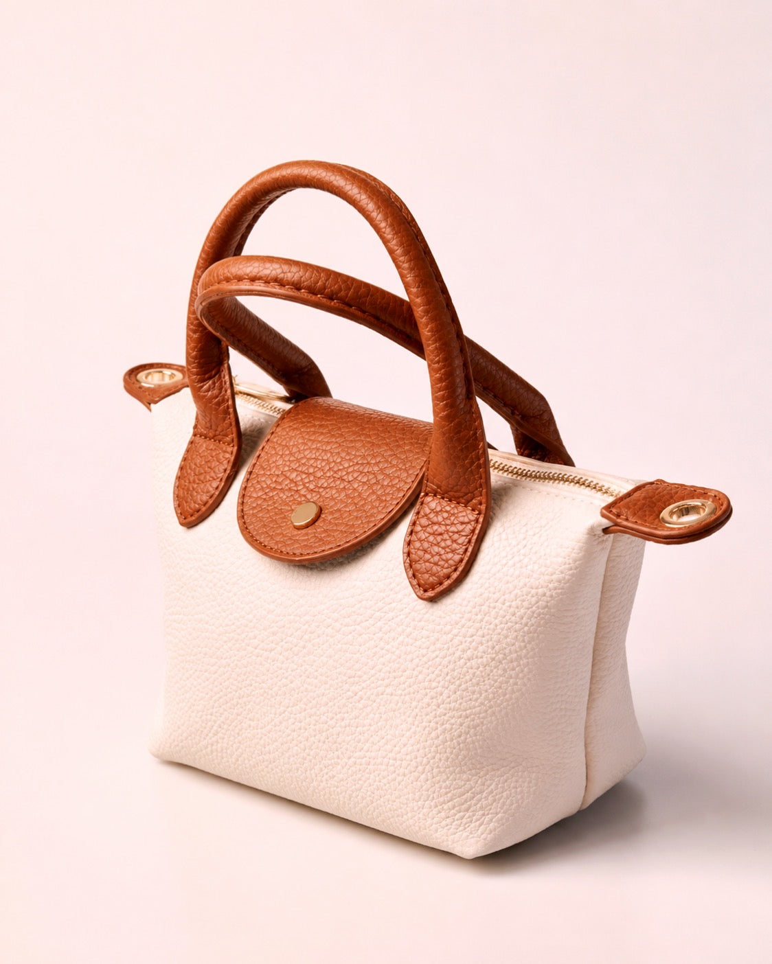 Mala tiracolo | Bege com camel