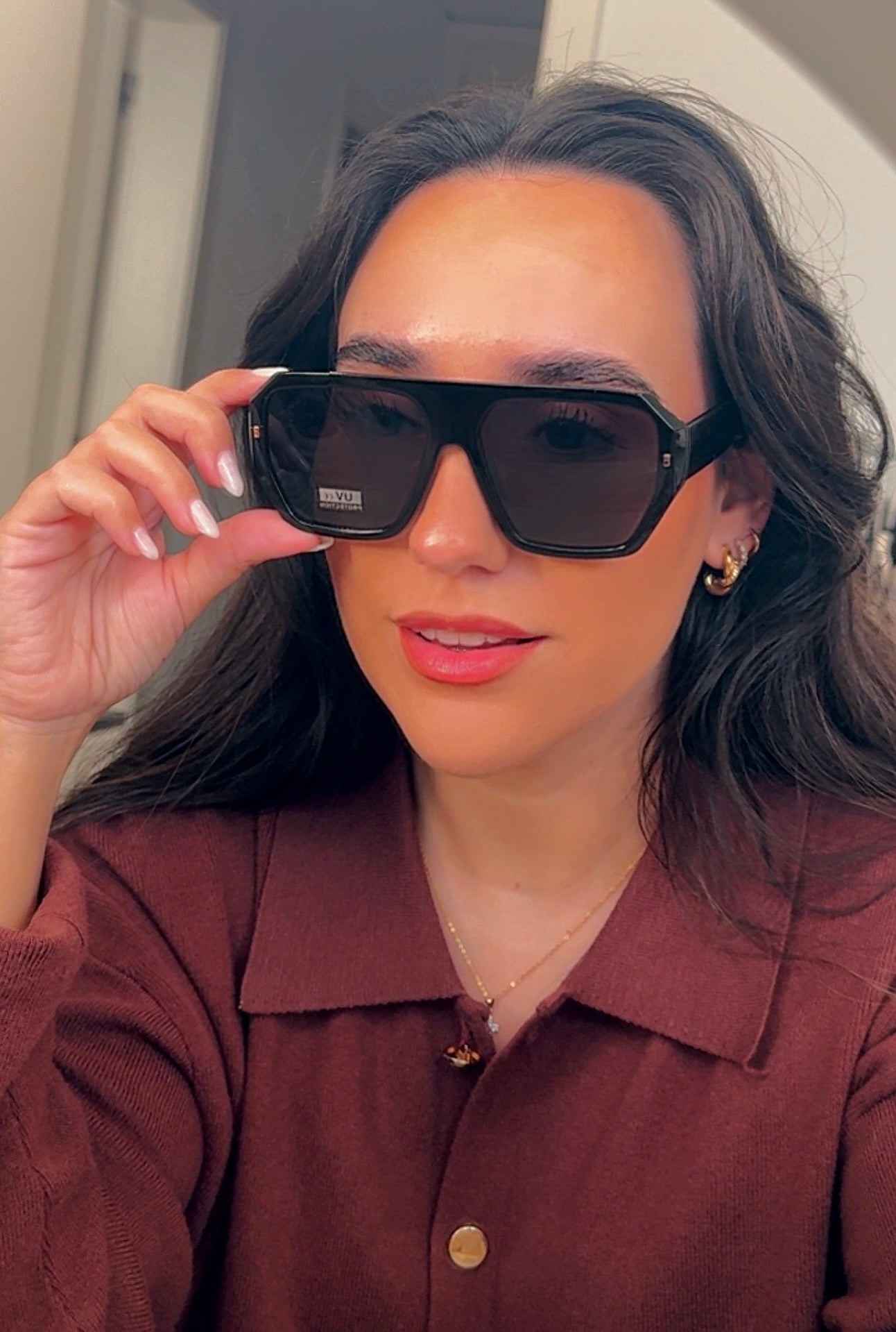 Óculos com armação em massa | Armação preta