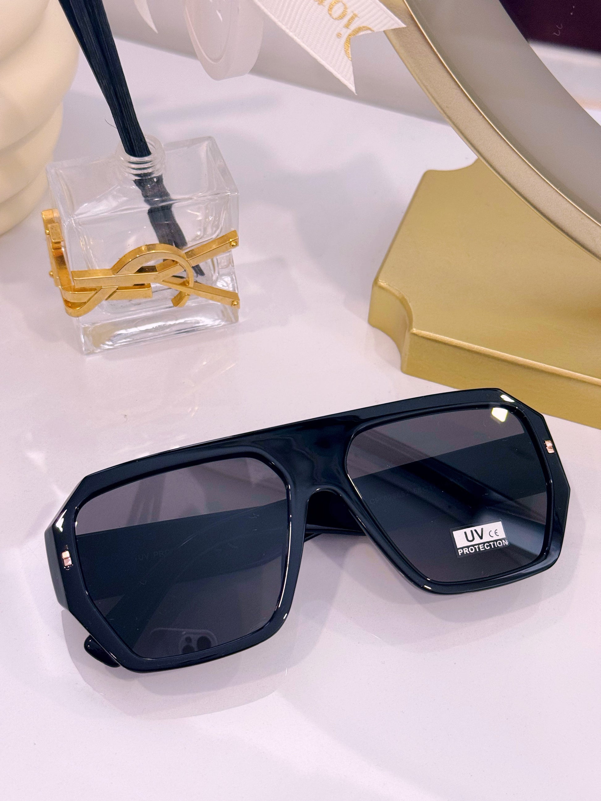 Óculos com armação em massa | Armação preta