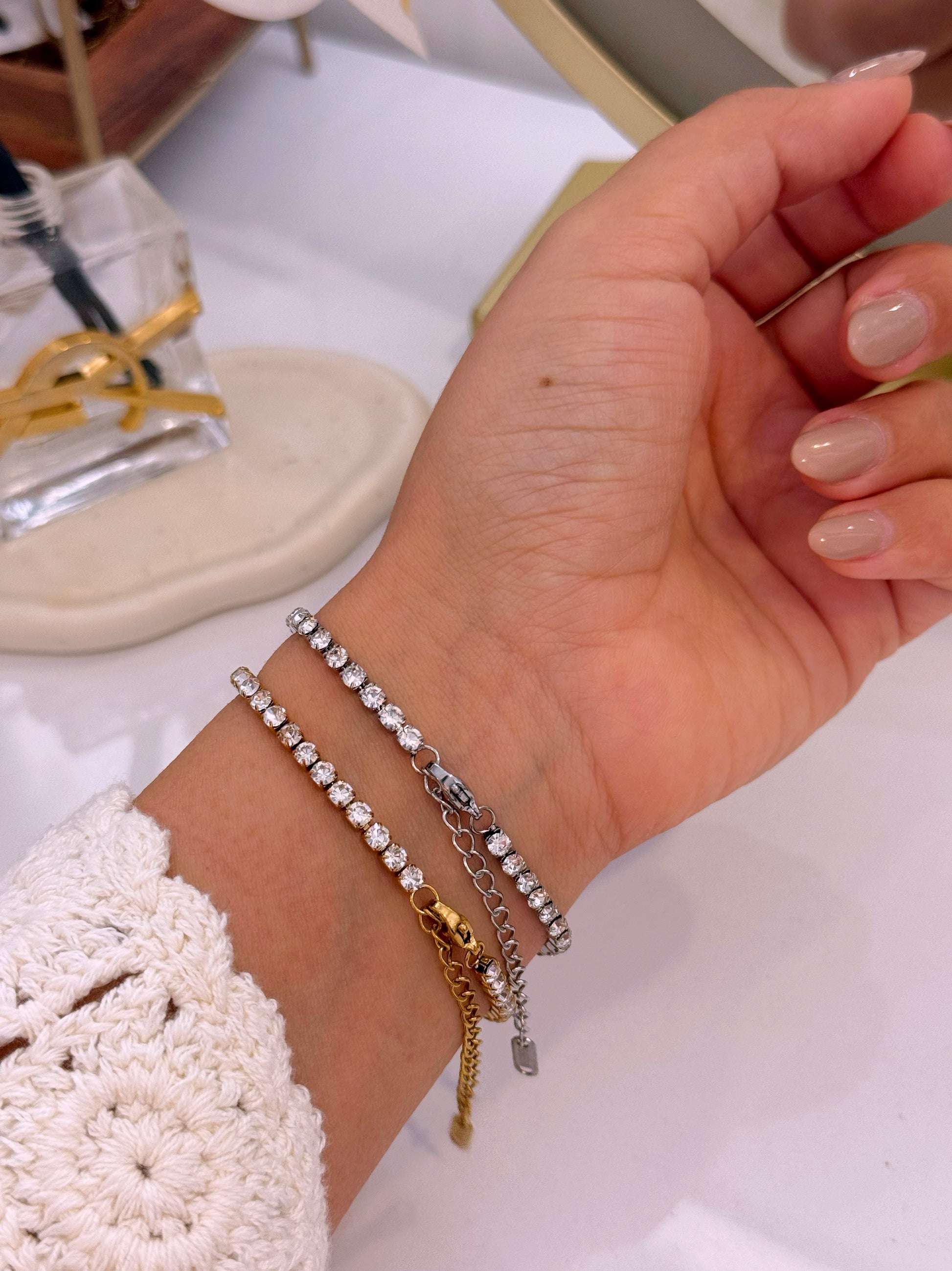 Pulseira elegante riviera | 2 Cores