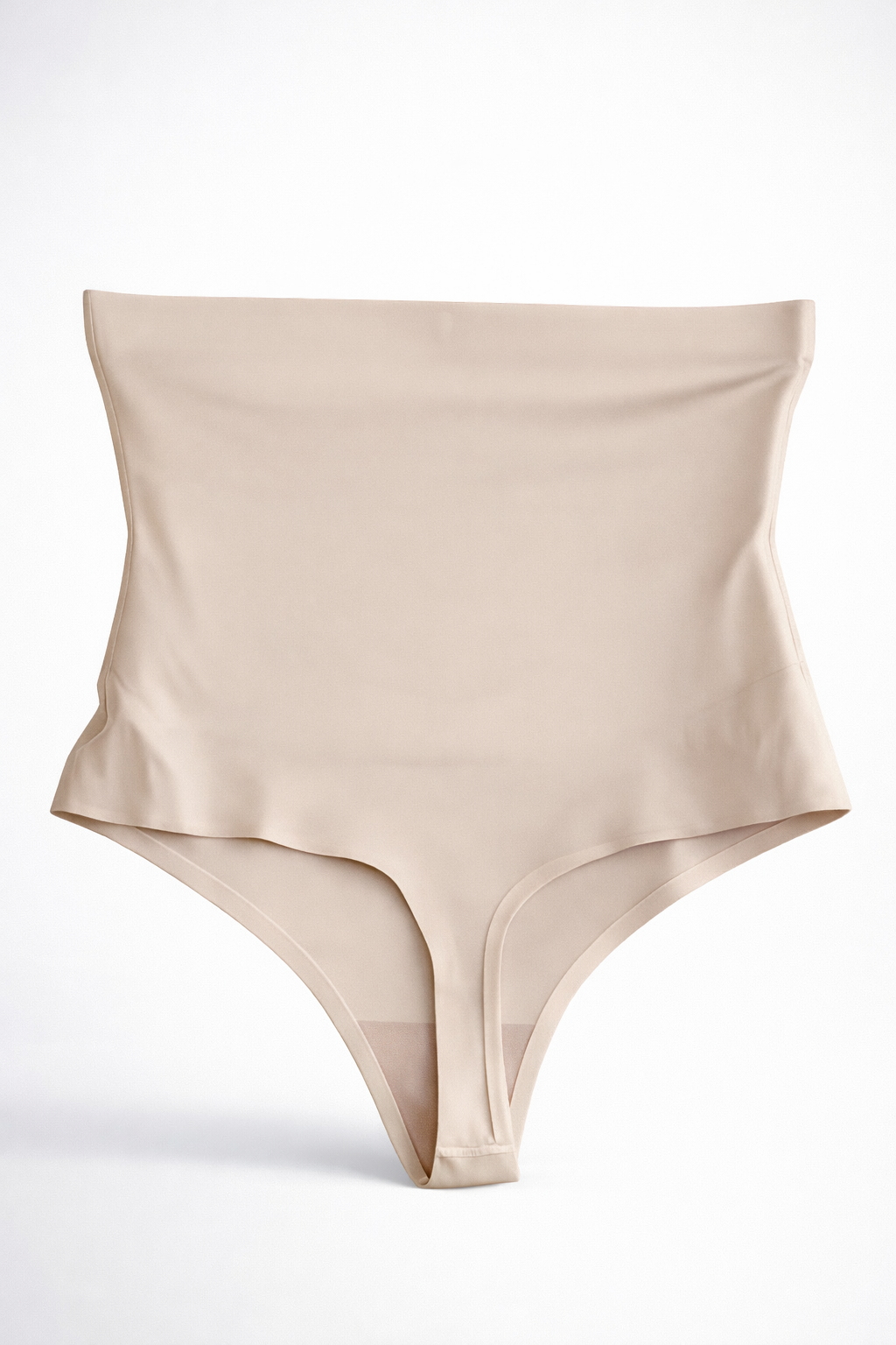 Cinta modeladora de cintura alta com banda de silicone | S, M e L • 2 cores