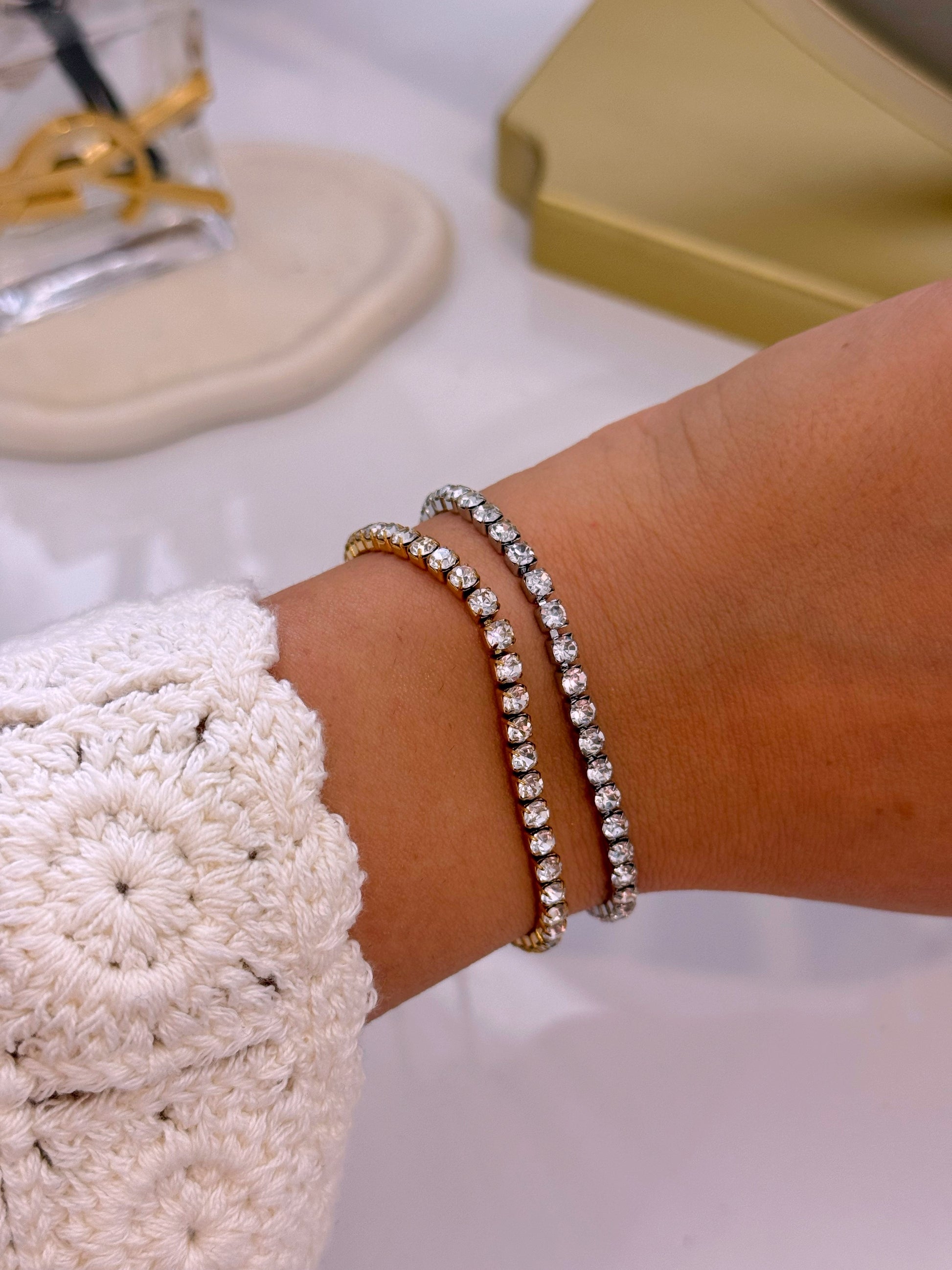 Pulseira elegante riviera | 2 Cores