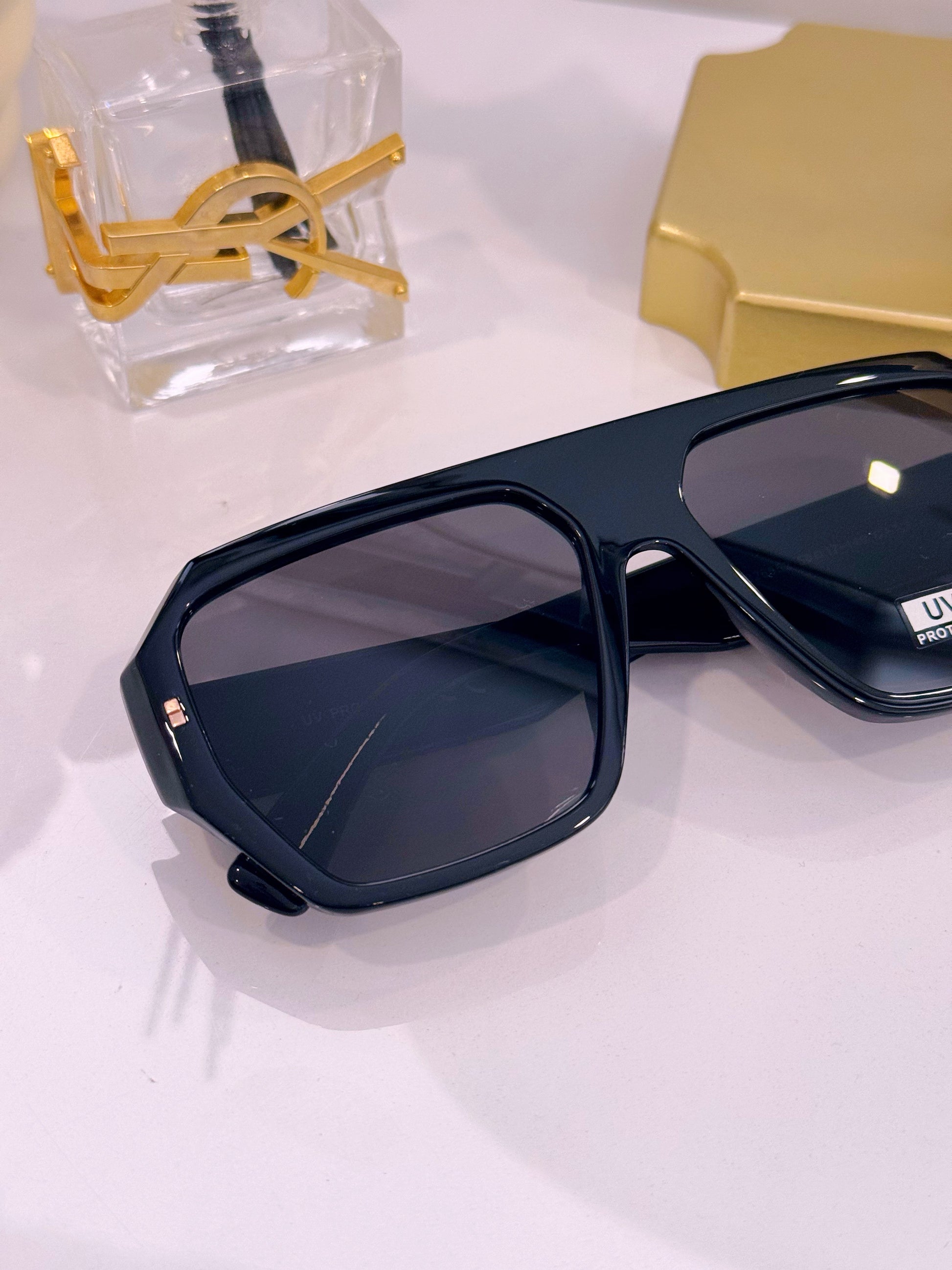 Óculos com armação em massa | Armação preta