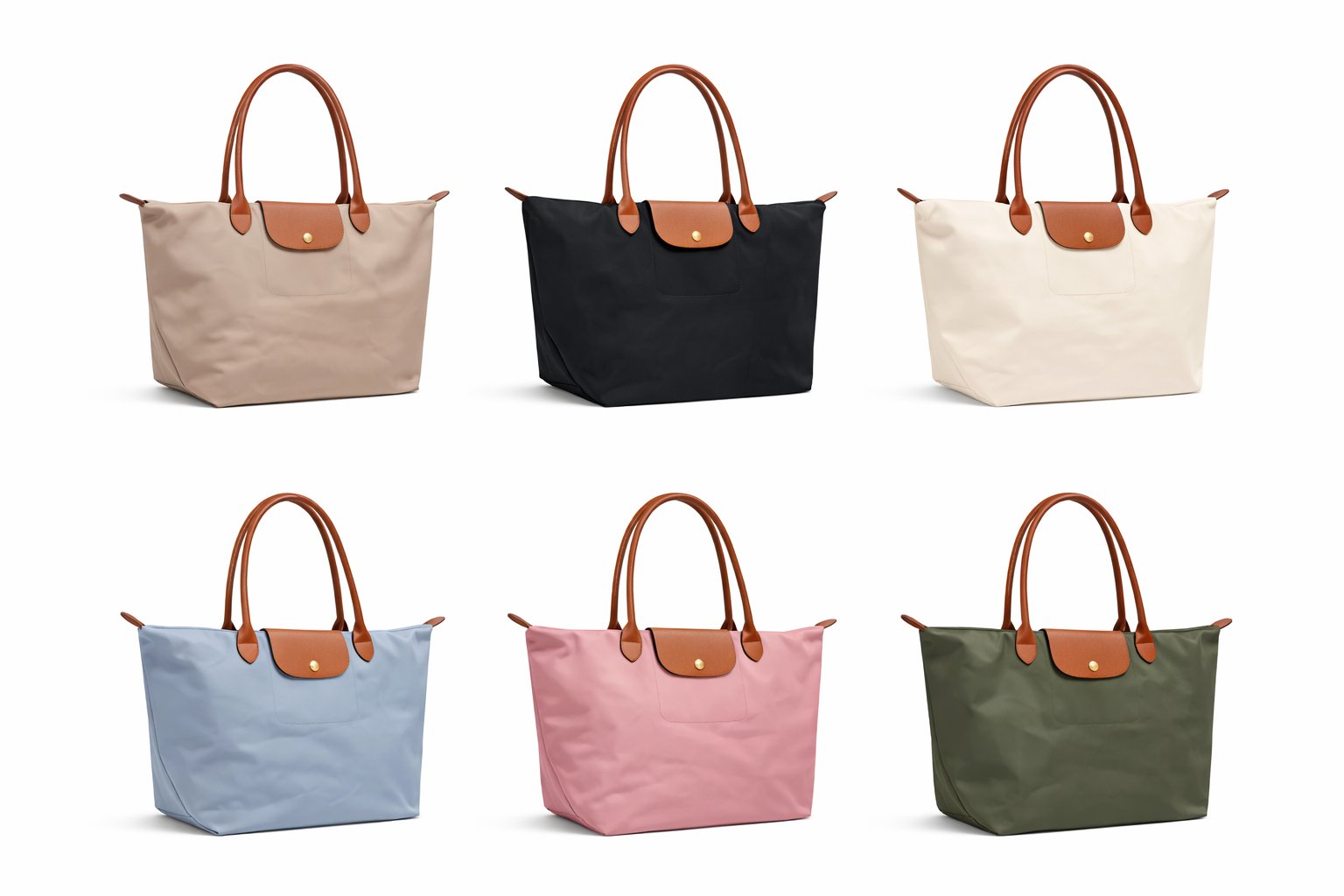 Mala de ombro grande em tecido • Shopper / Tote Bag • tamanho L  | 6 Cores