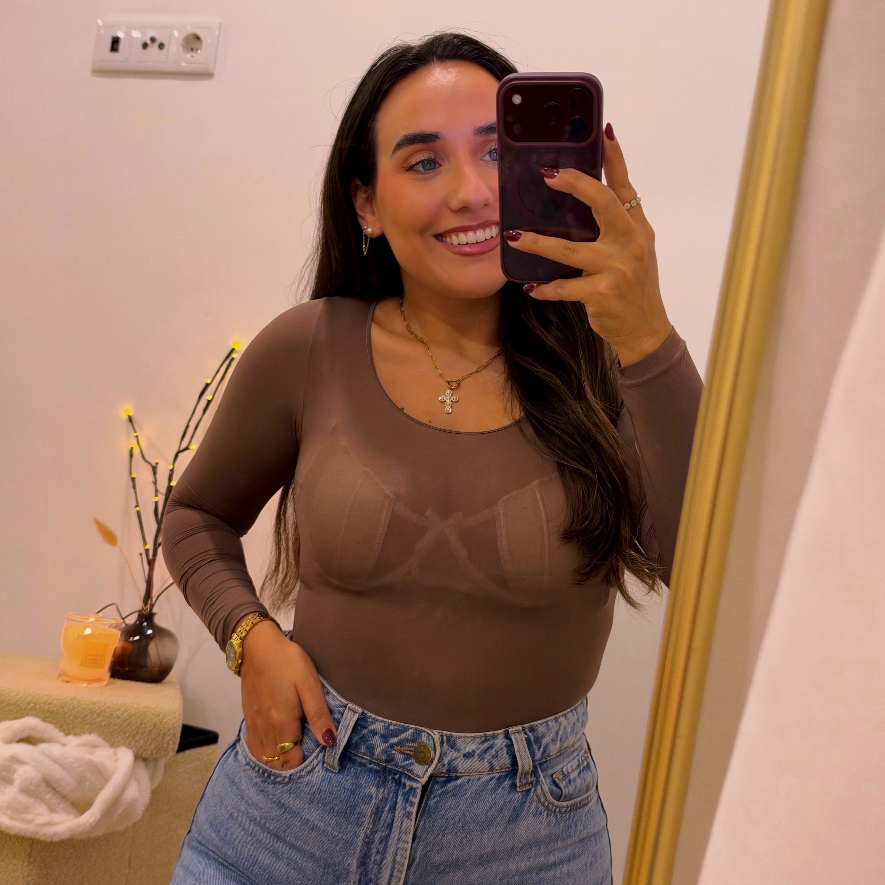 Camisola Segunda Pele Térmica Extra Warm | Castanho