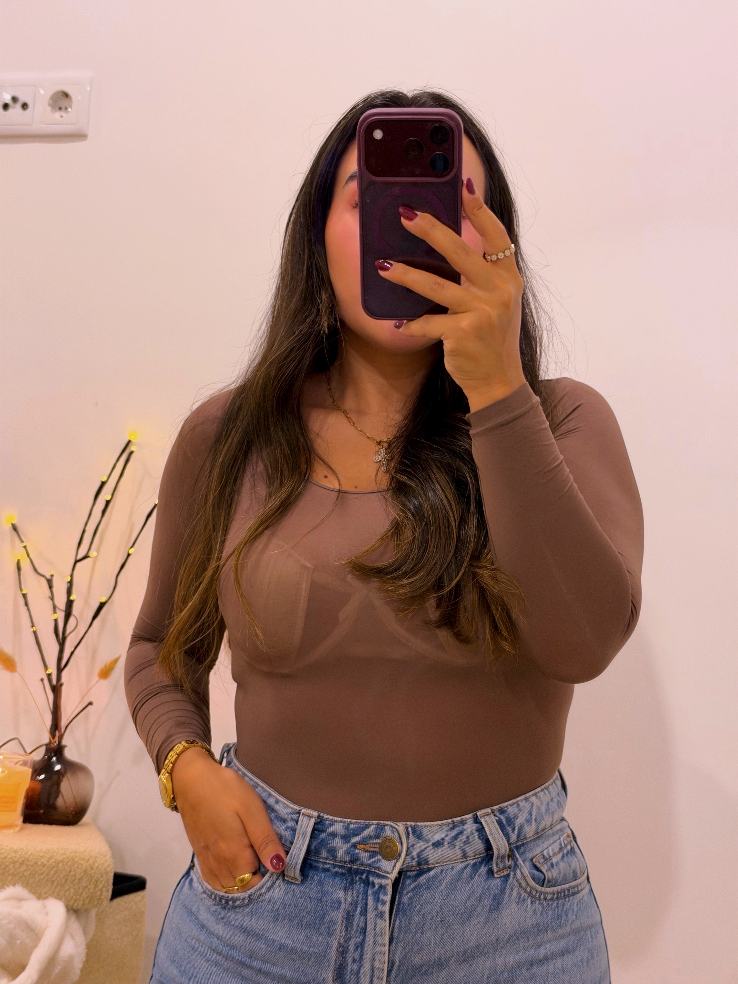 Camisola Segunda Pele Térmica Extra Warm | Castanho