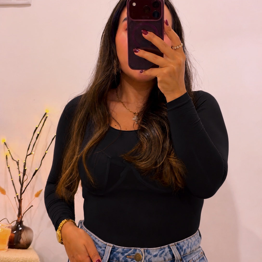 Camisola Segunda Pele Térmica Extra Warm | Preto