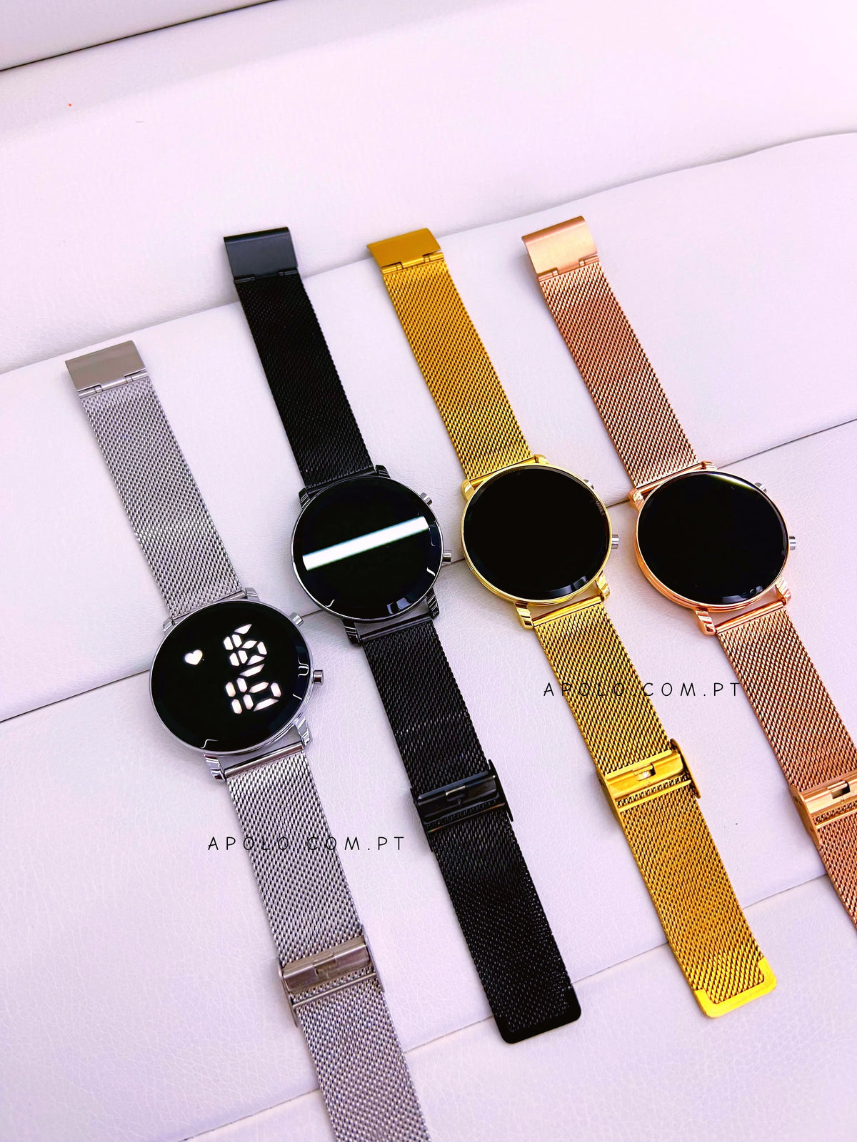 Relógio digital bracelete simples | Preto