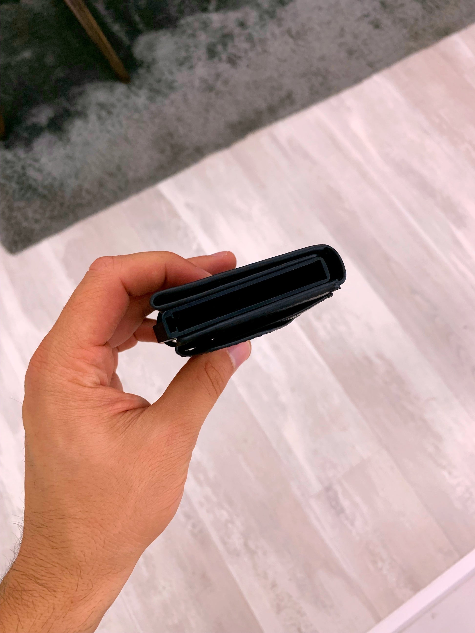 Porta cartões com bolsa moedas | Preto