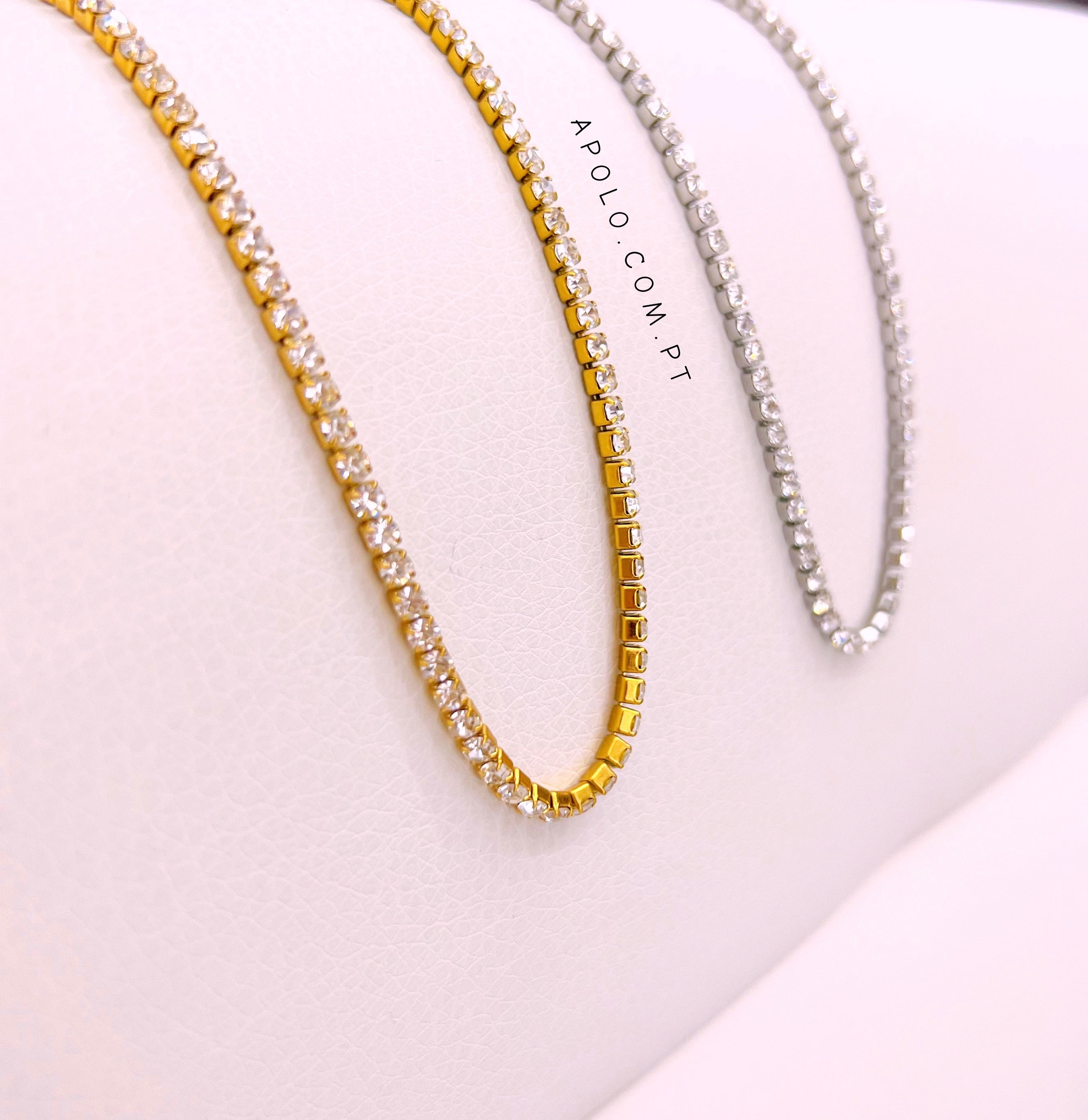 Colar efeito riviera | 2 cores