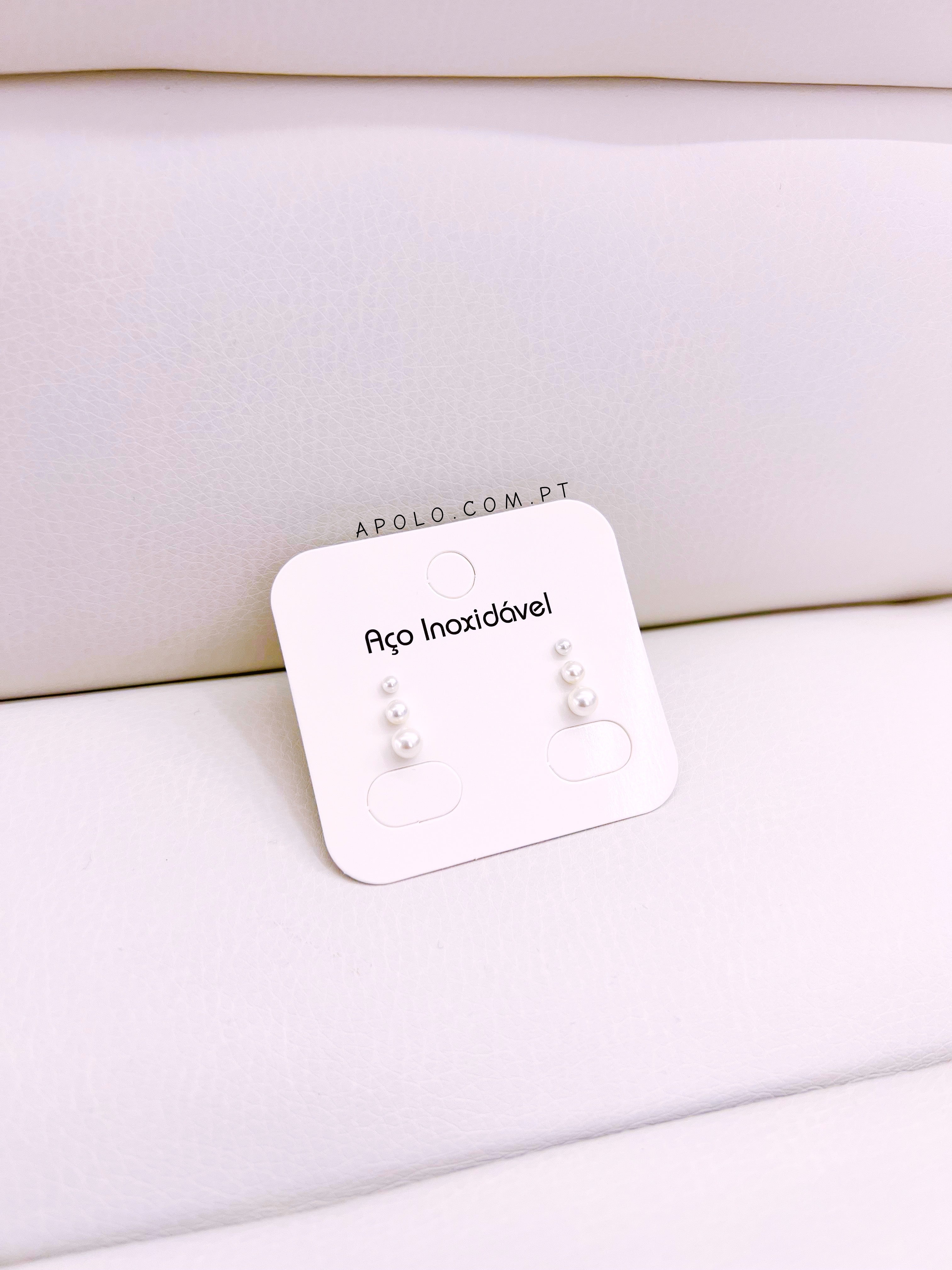 Conjunto de 6 pérolas | Aço Inoxidável