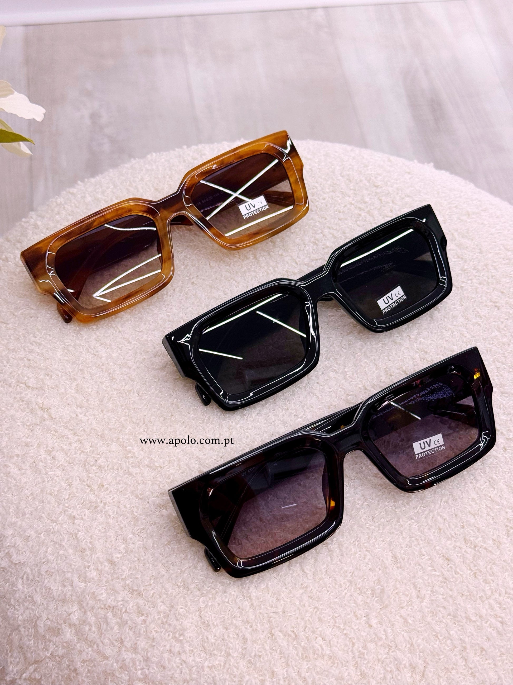 Óculos com armação em massa | 3 cores