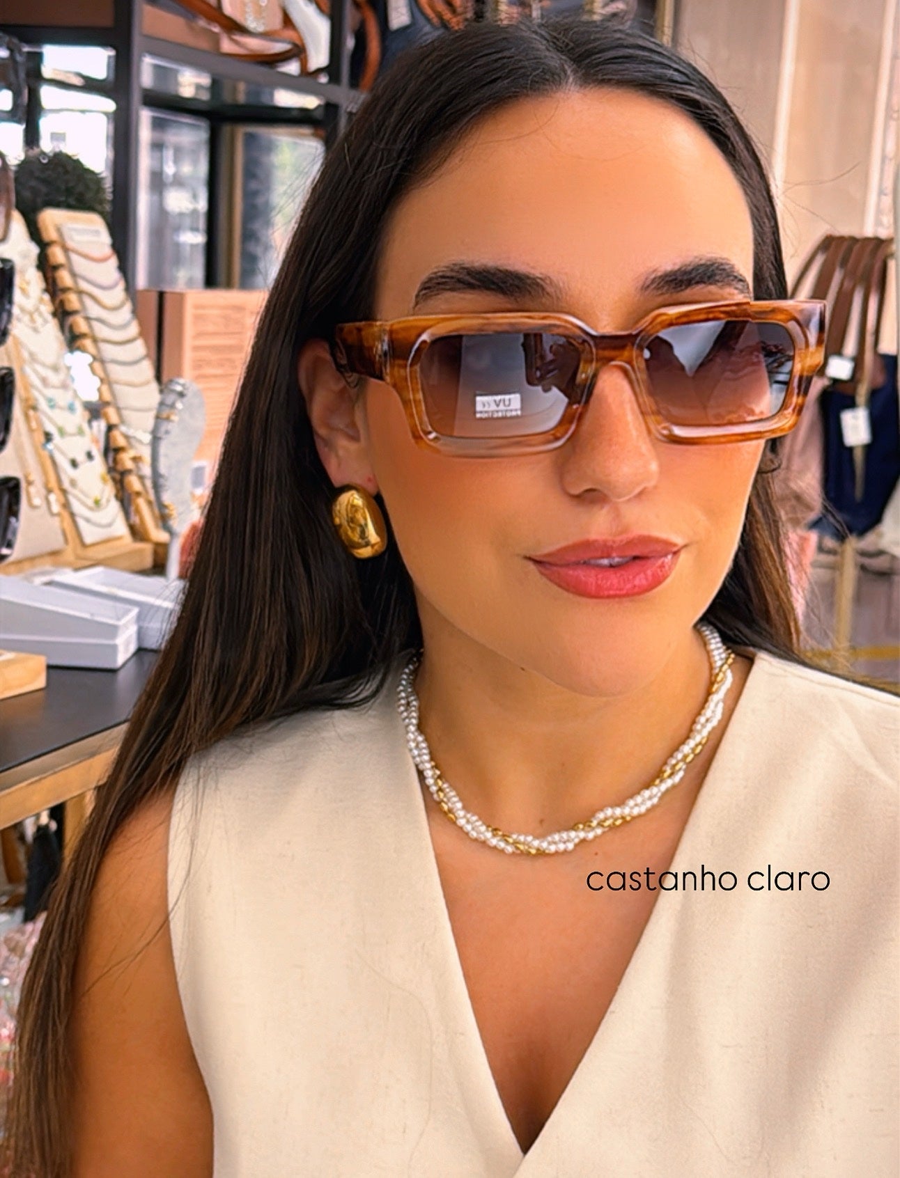 Óculos com armação em massa | 3 cores