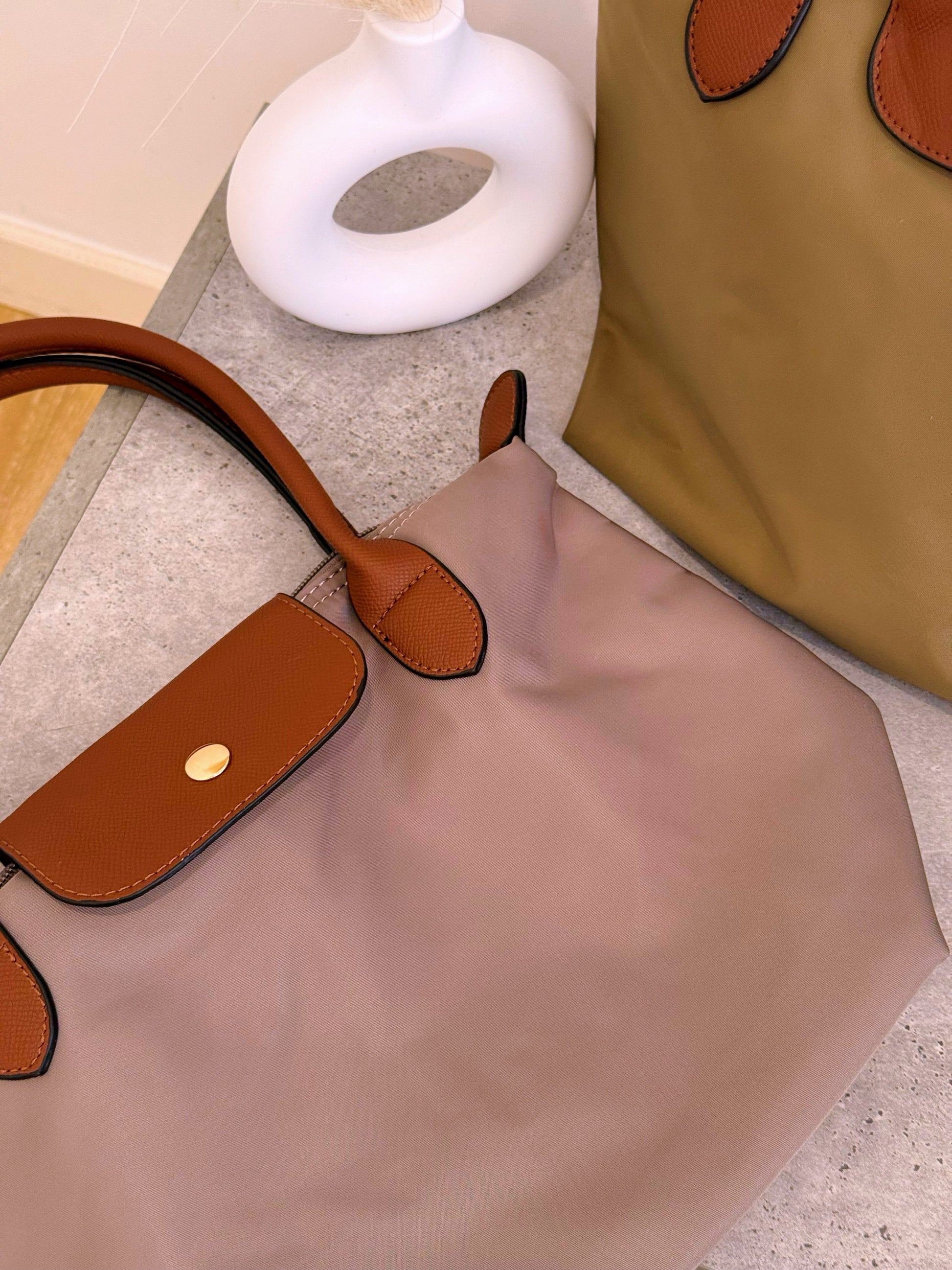 Mala de ombro em Tecido • tamanho M | 2 Cores (Coleção Outono 🍂)