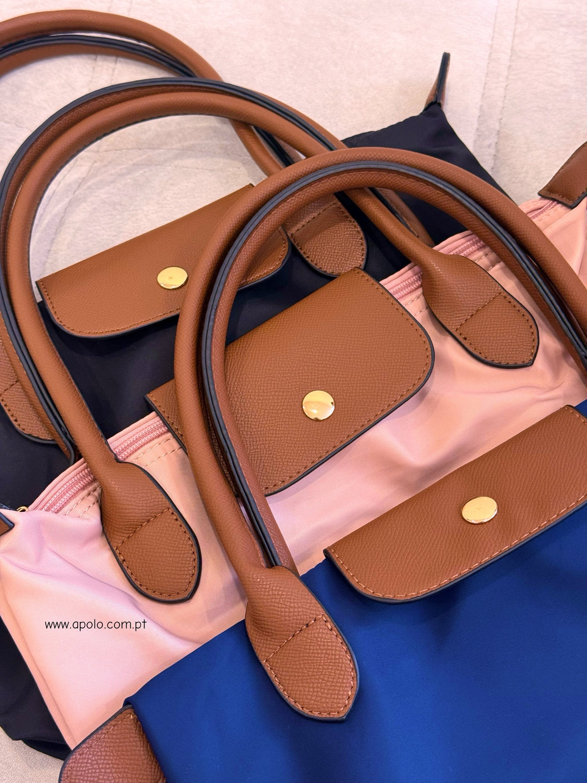 Mala de ombro em Tecido • tamanho M | 4 Cores