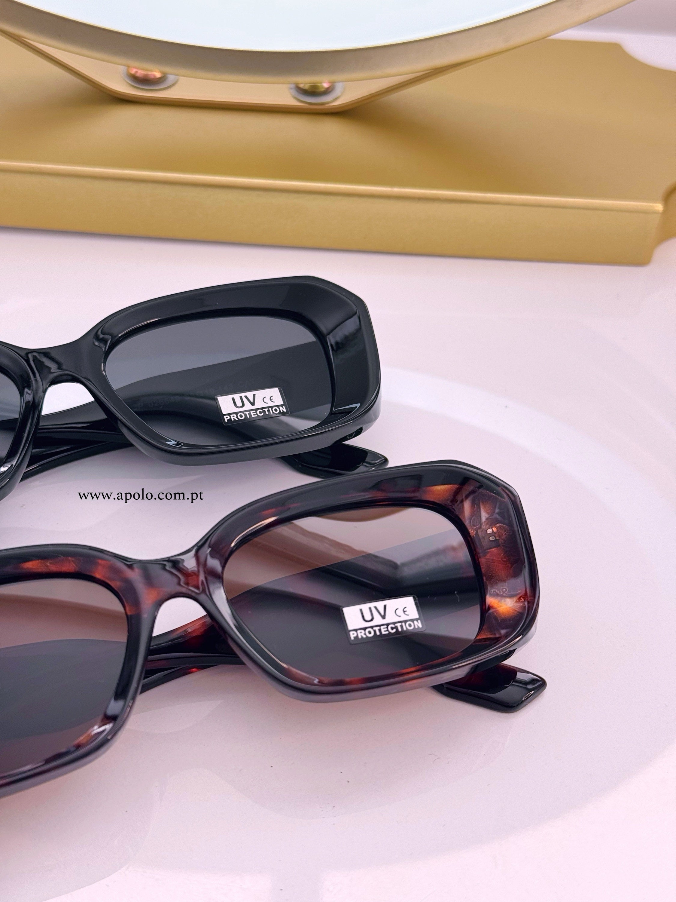 Óculos de massa retangulares | 2 Cores