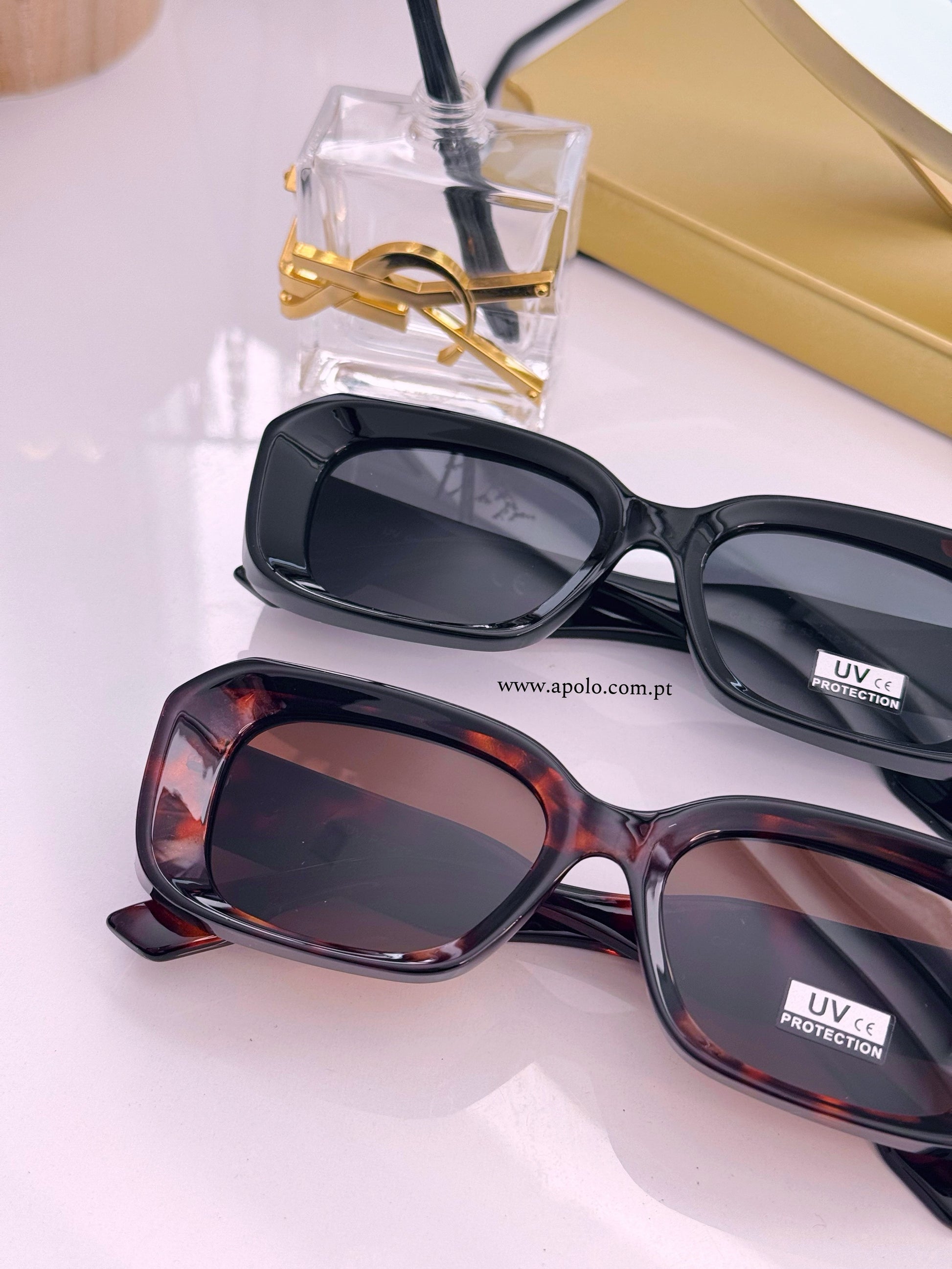 Óculos de massa retangulares | 2 Cores