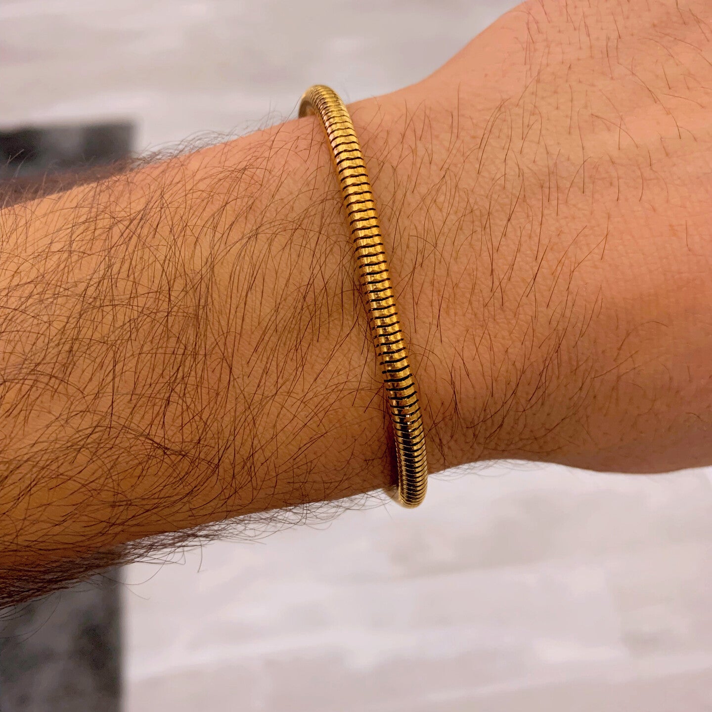 Pulseira malha redonda