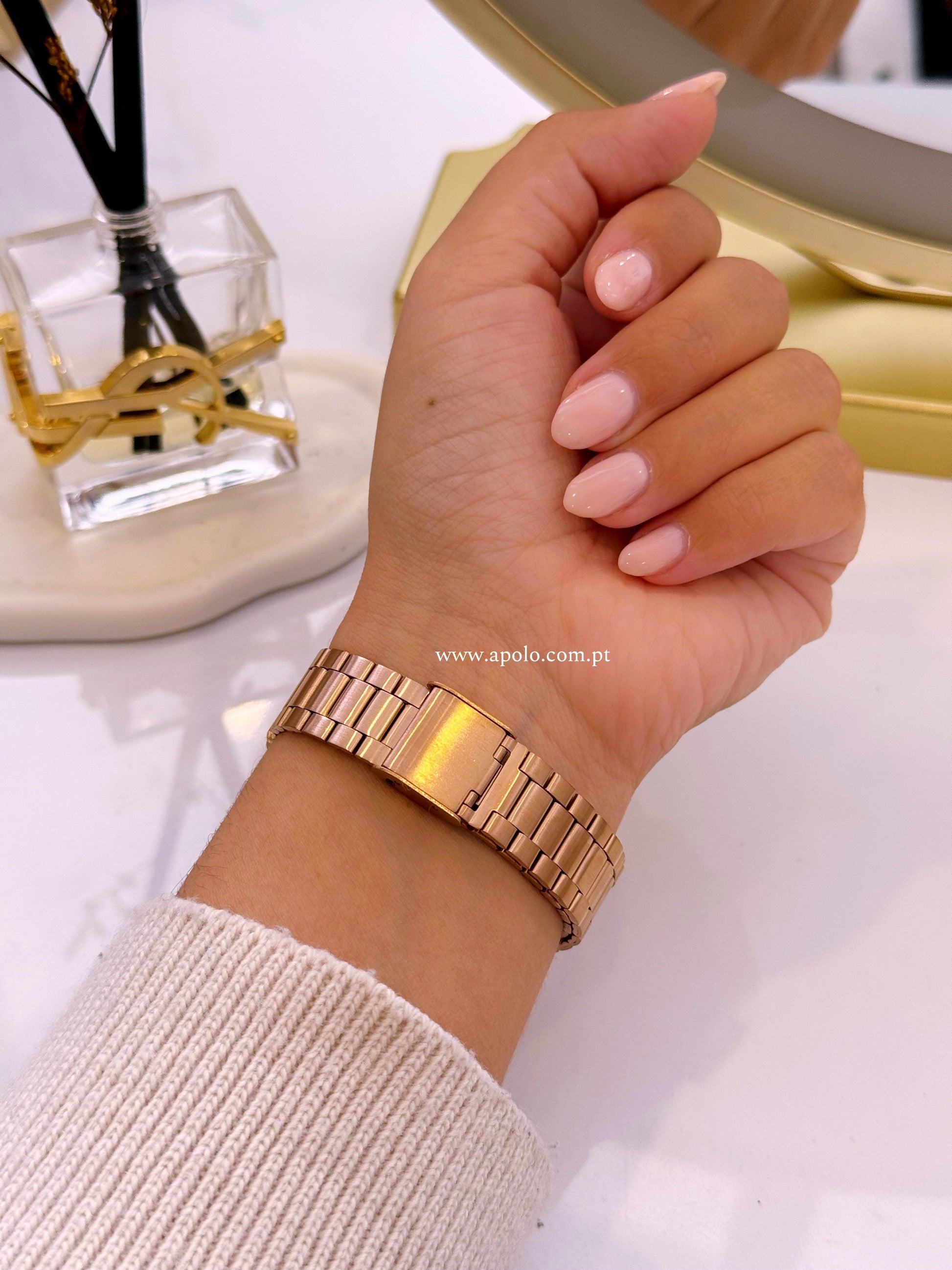 Relógio digital | Rose Gold