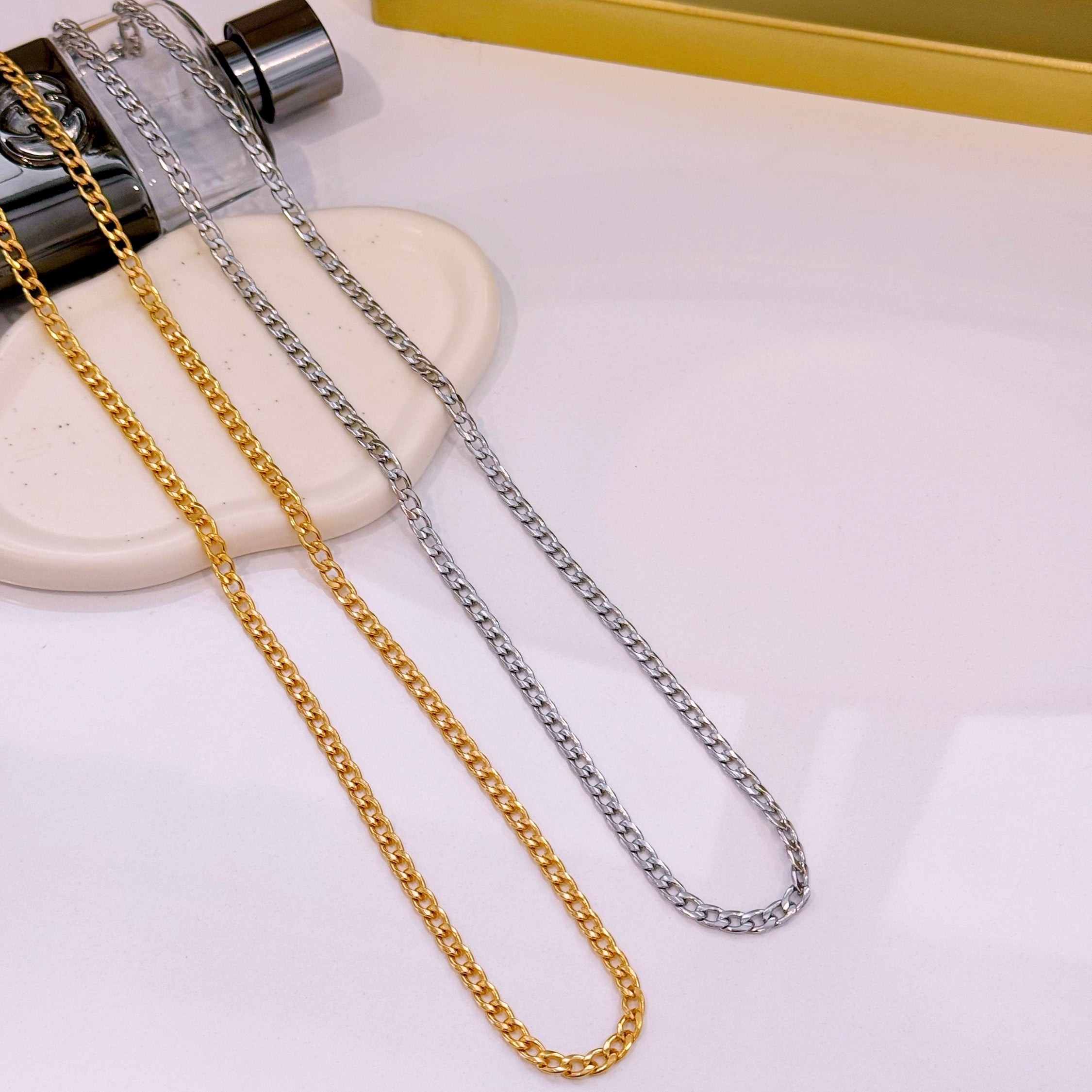 Colar malha simples | 2 Cores