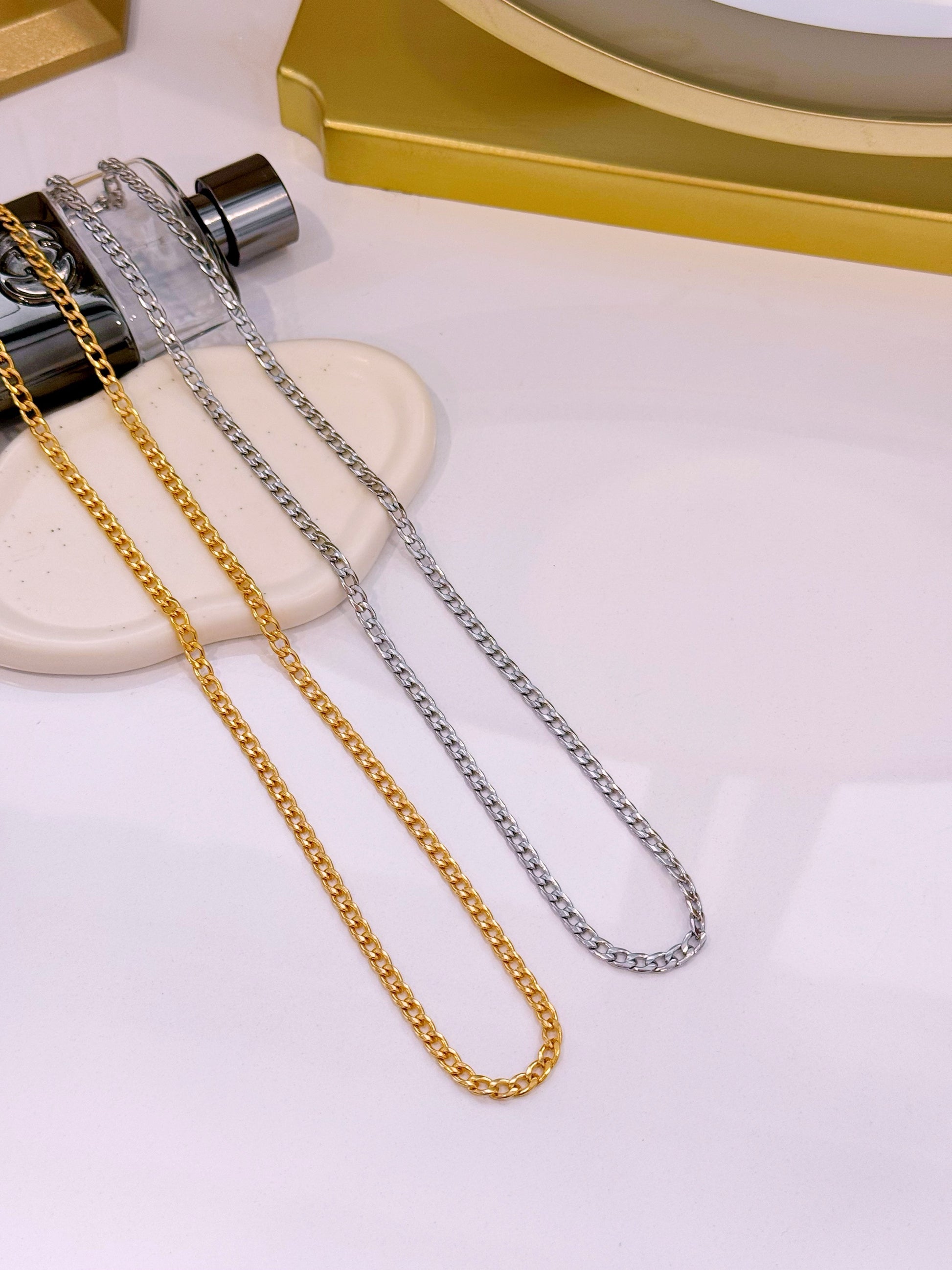 Colar malha simples | 2 Cores