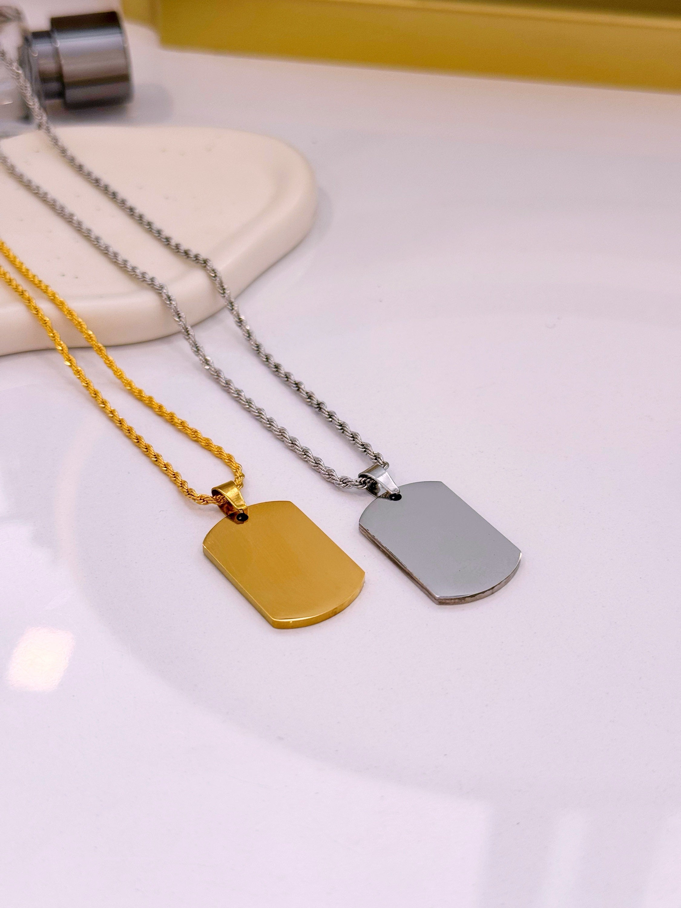 Colar chapa | 2 Cores