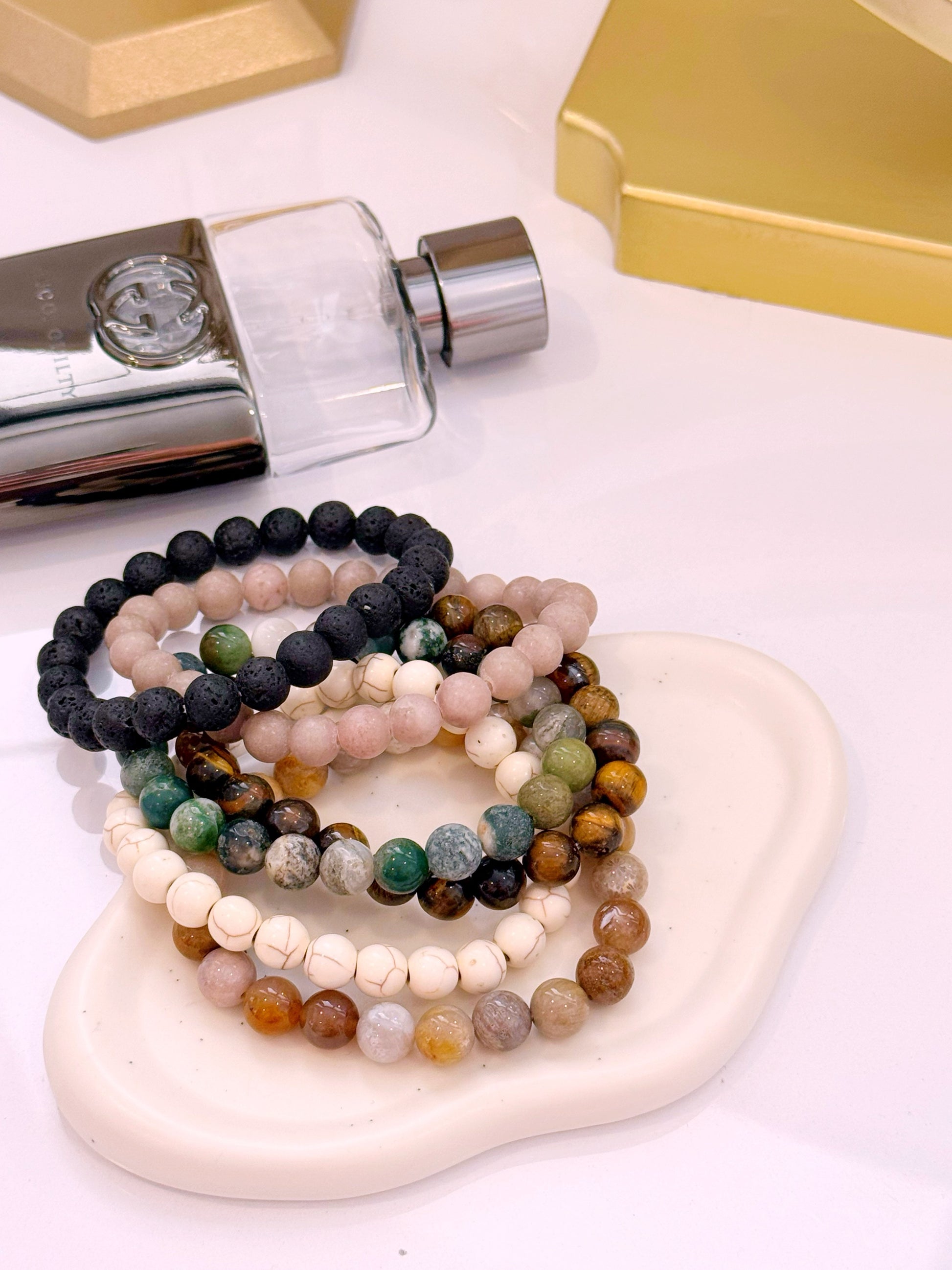Pulseiras de pedrinhas | 6 Cores