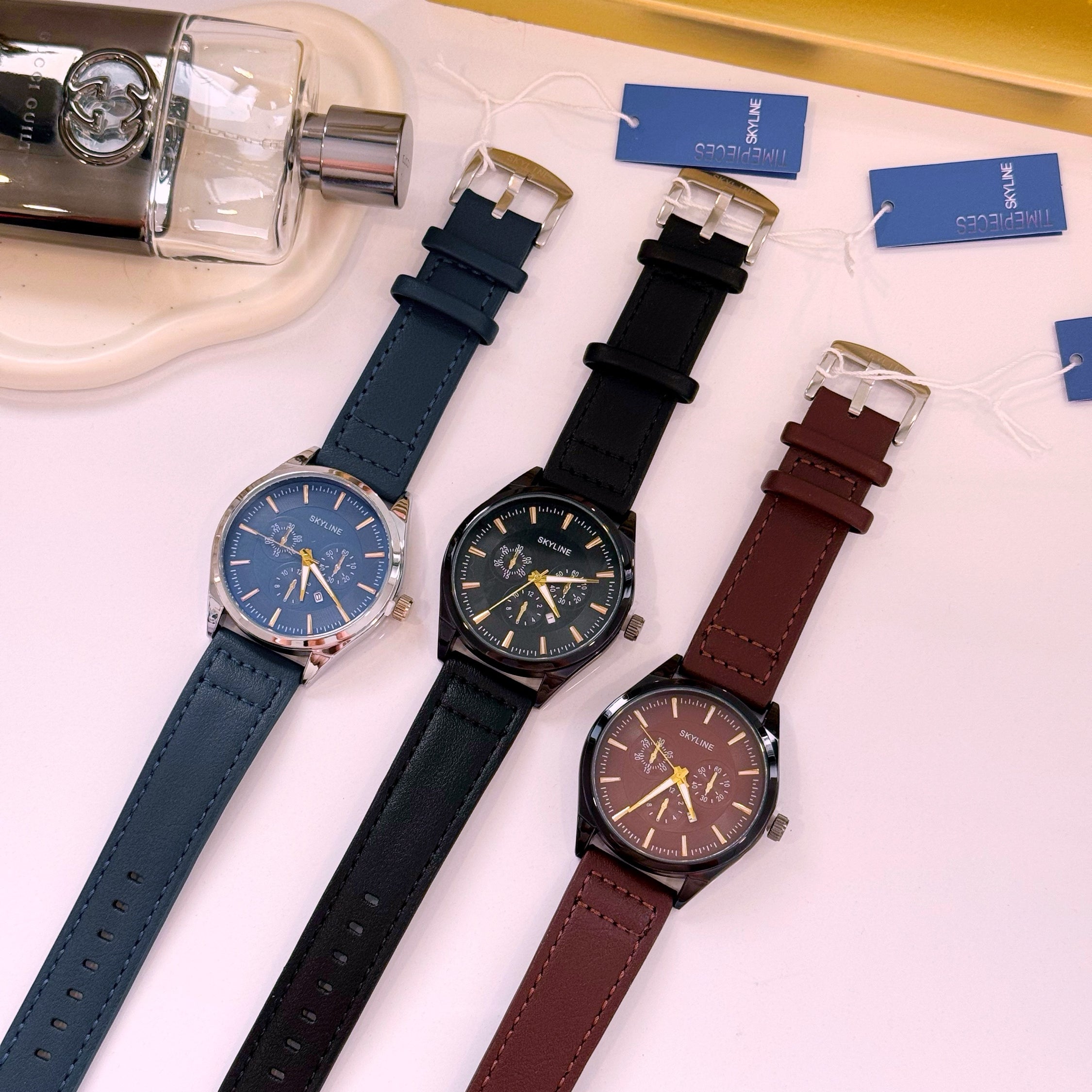 Relógio Analógico em pele | 3 Cores